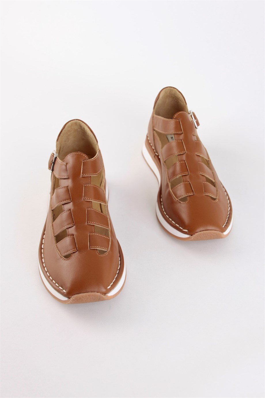 Clara Tan Leather Women's Sneaker
