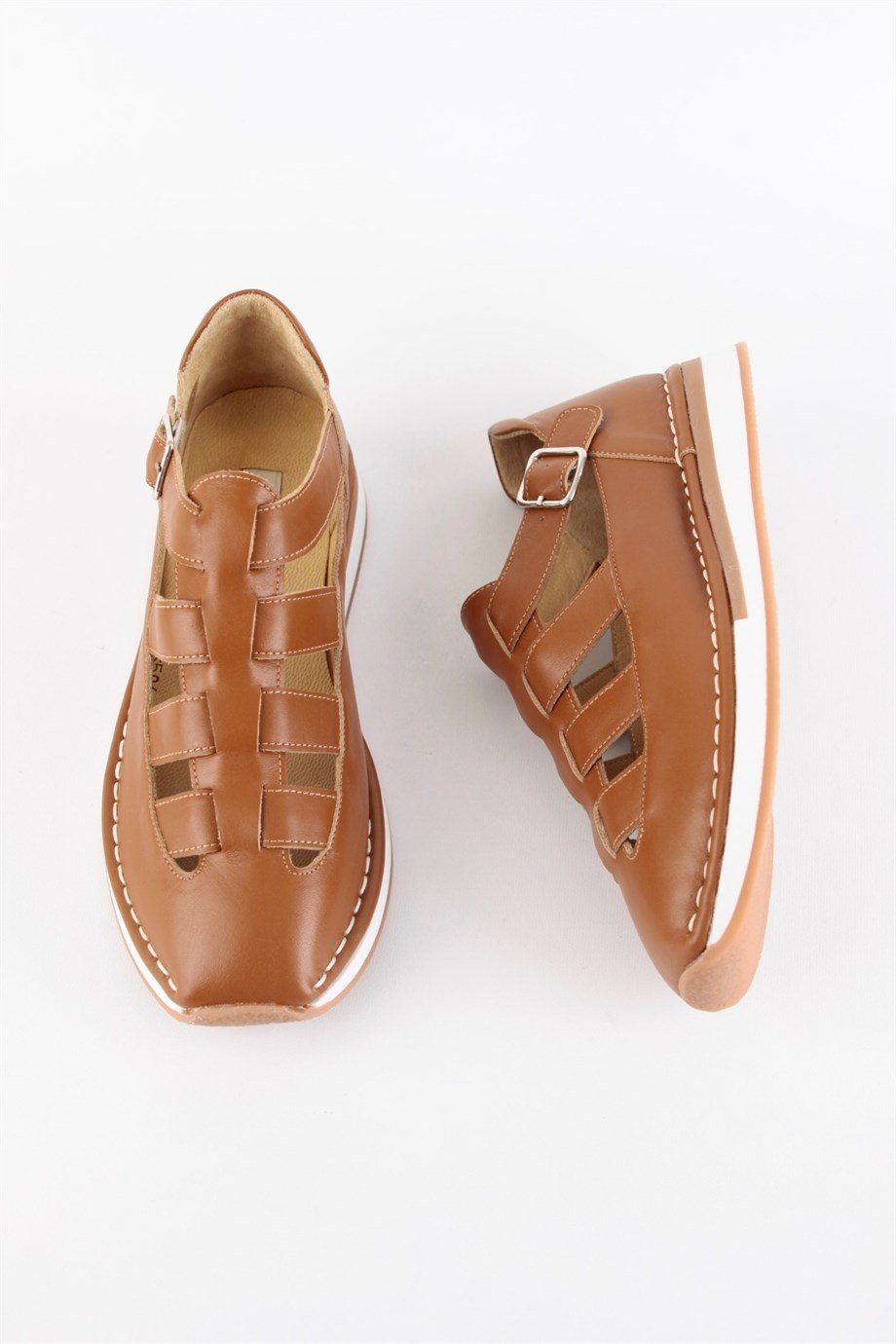 Clara Tan Leather Women's Sneaker