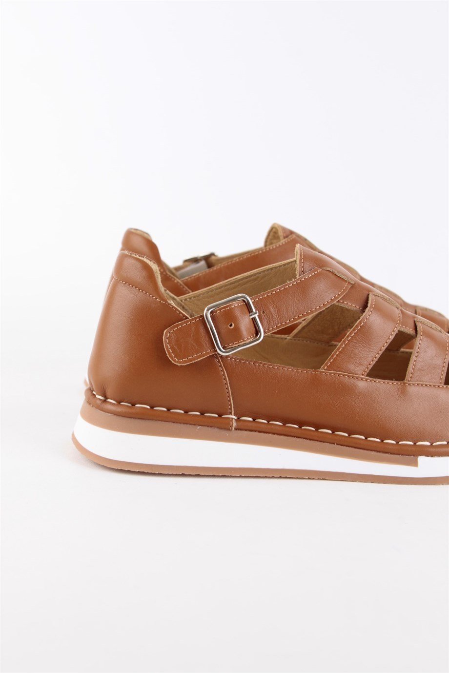 Clara Tan Leather Women's Sneaker
