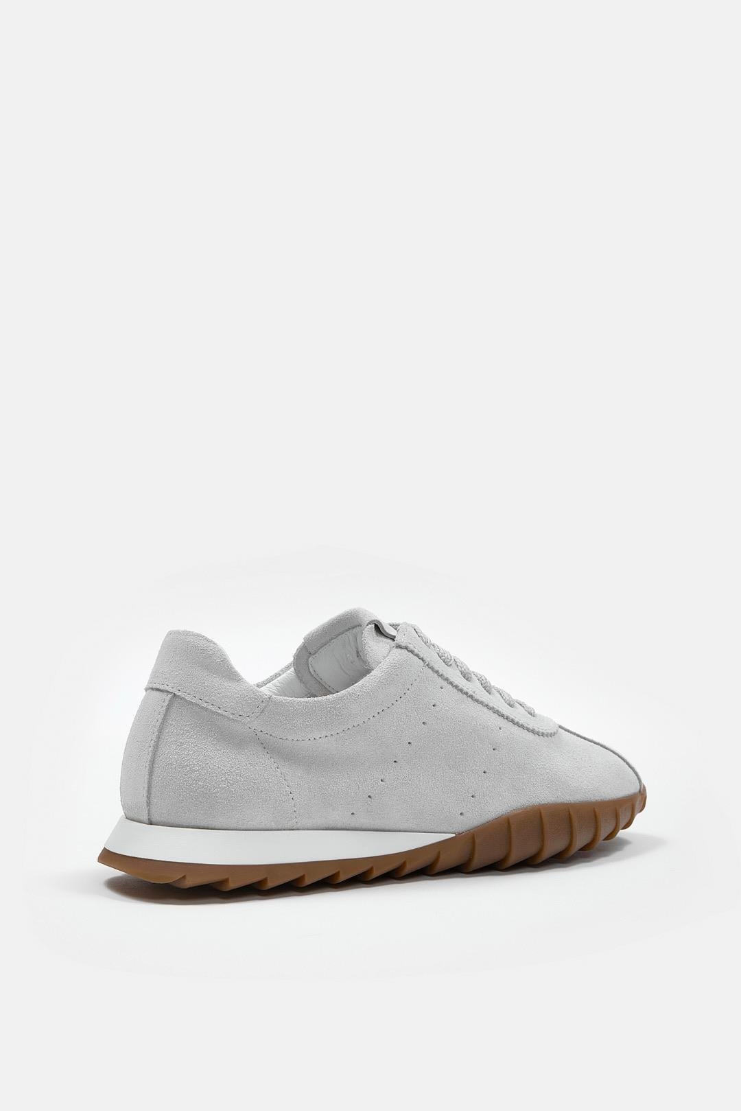 Diez Beyaz Süet Hakiki Deri Kadın Sneaker