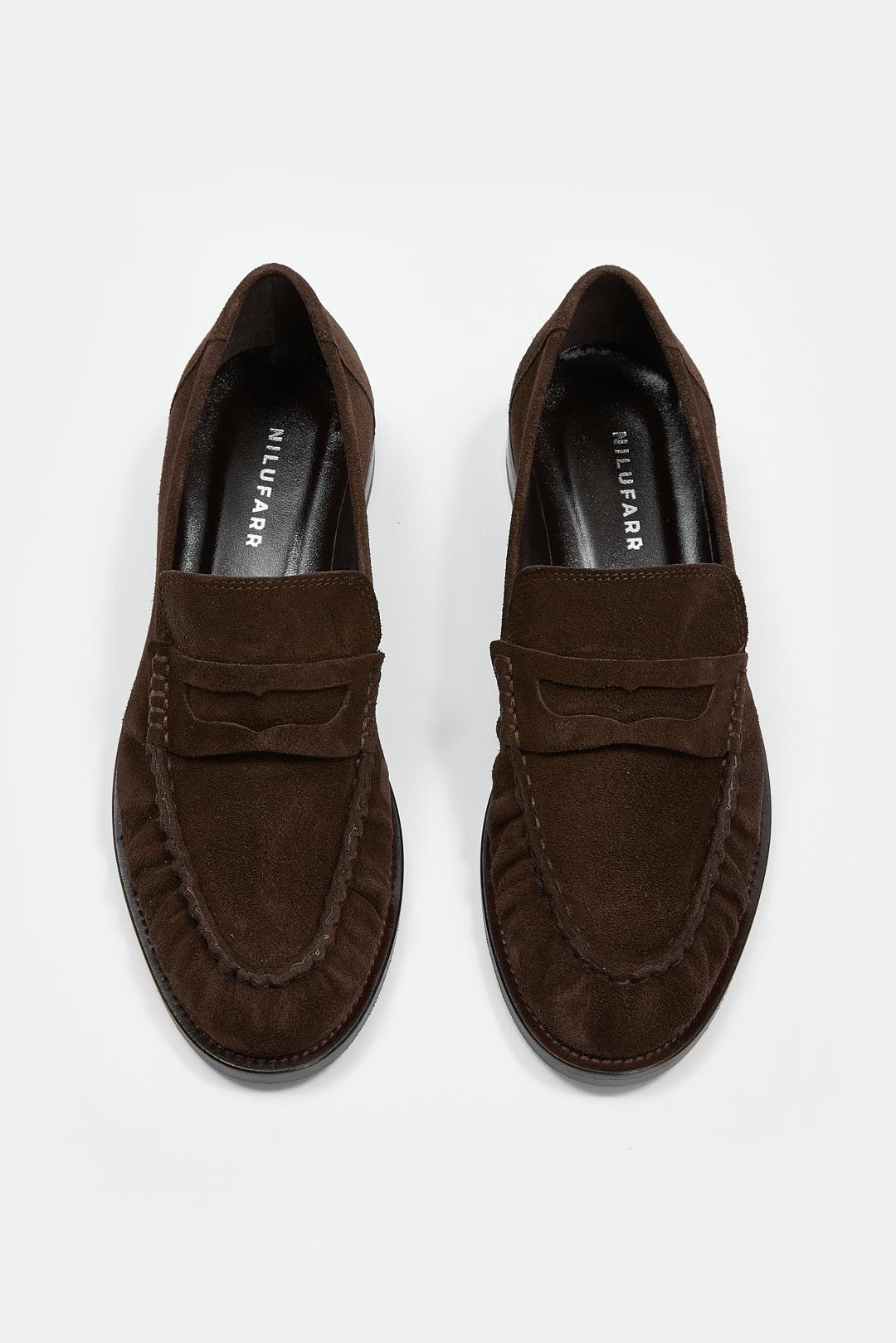 Elwira Acı Kahve Süet Hakiki Deri Kadın Loafer