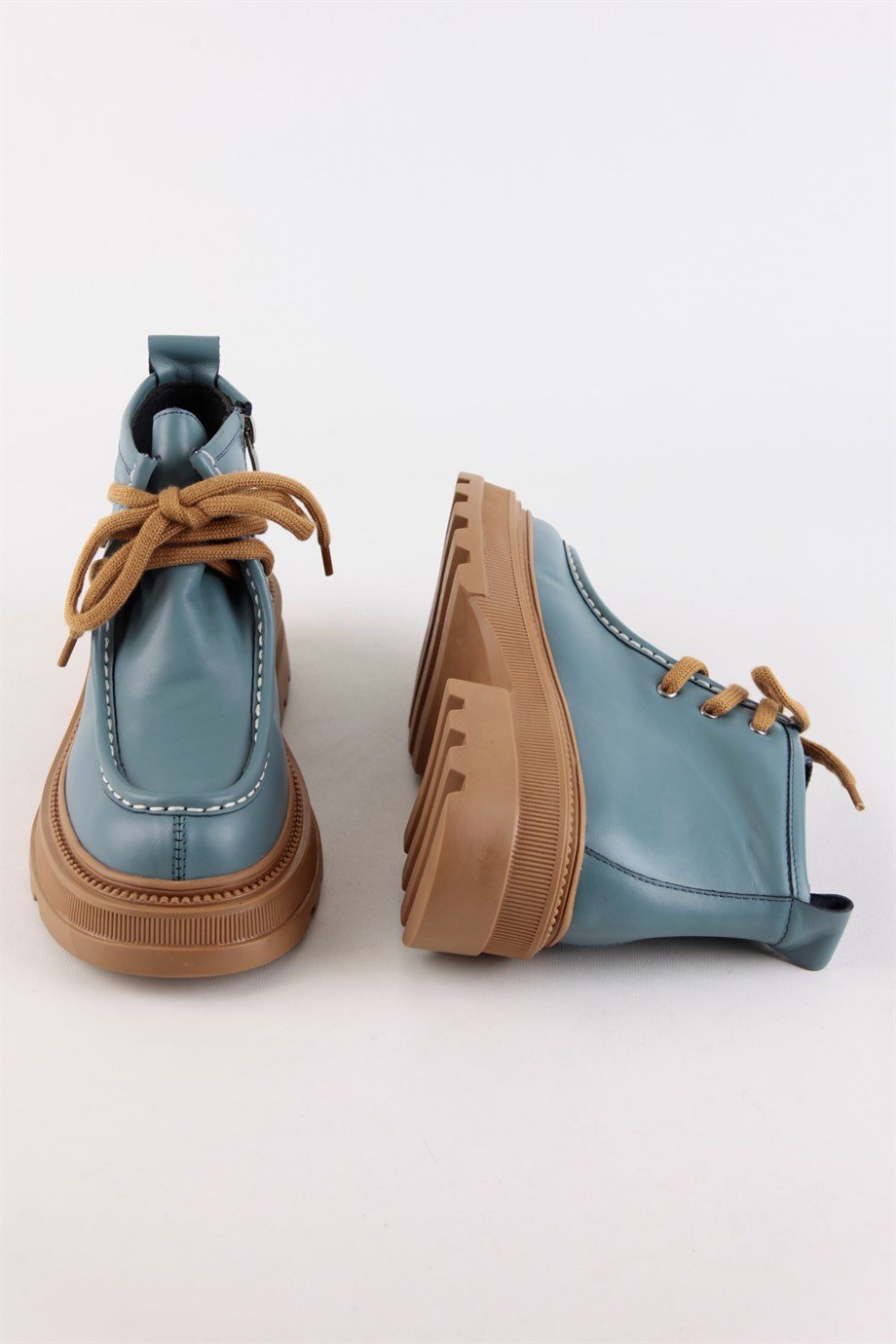 Gabriela Women's Blue Leather Boots