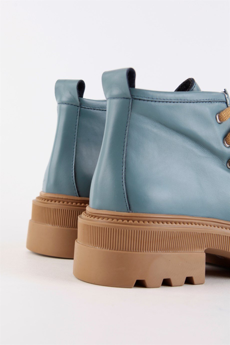 Gabriela Women's Blue Leather Boots