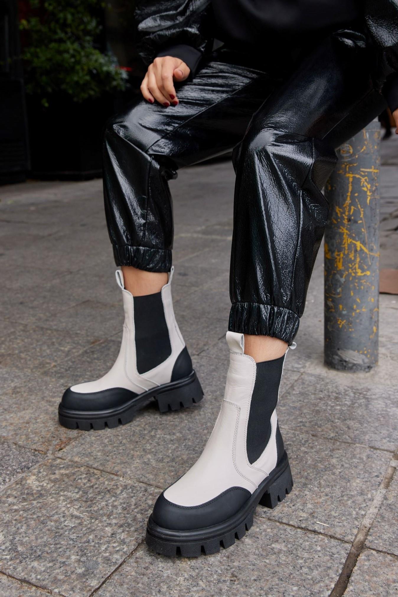 Ginza Bej Hakiki Deri Kadın Bot