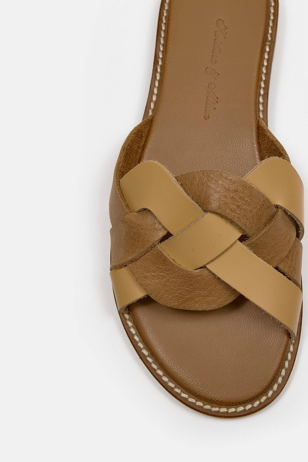  Hazel Женские тапочки из натуральной кожи 