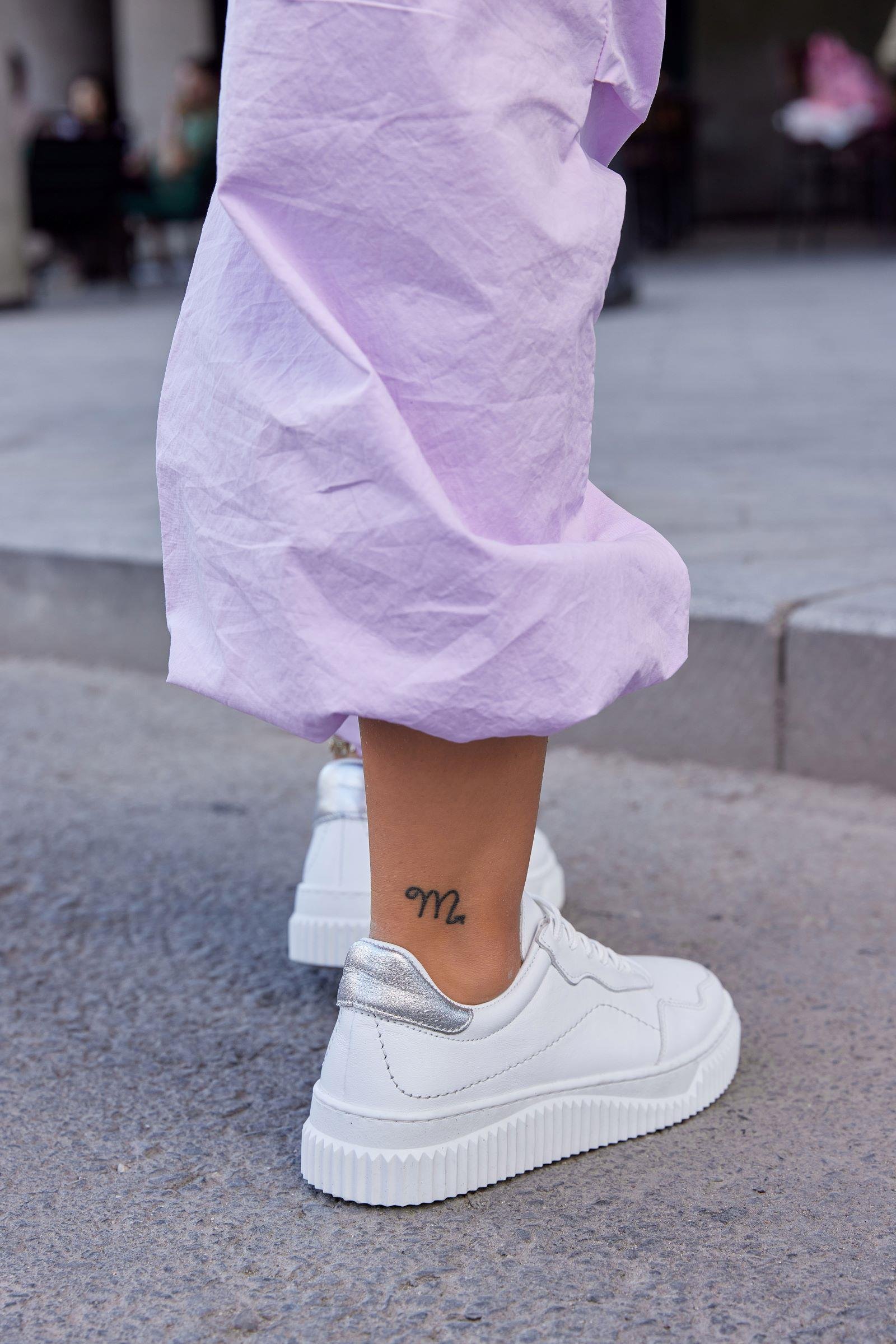 Ibiza Beyaz Hakiki Deri Kadın Sneaker