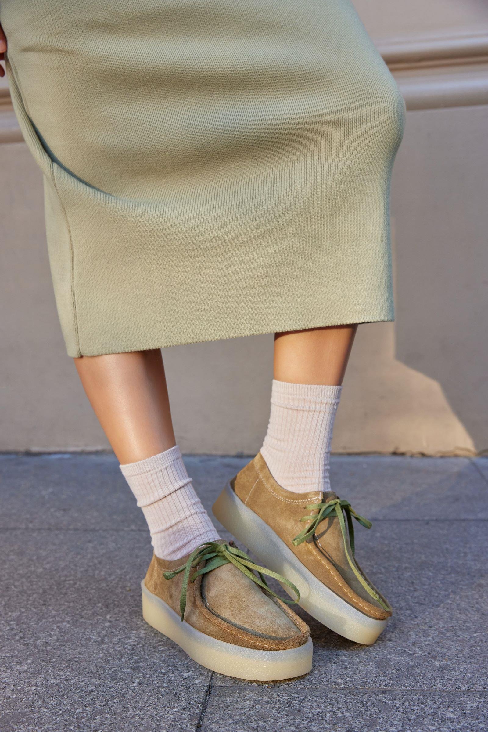 James Haki Hakiki Deri Bağcıklı Kadın Ayakkabı