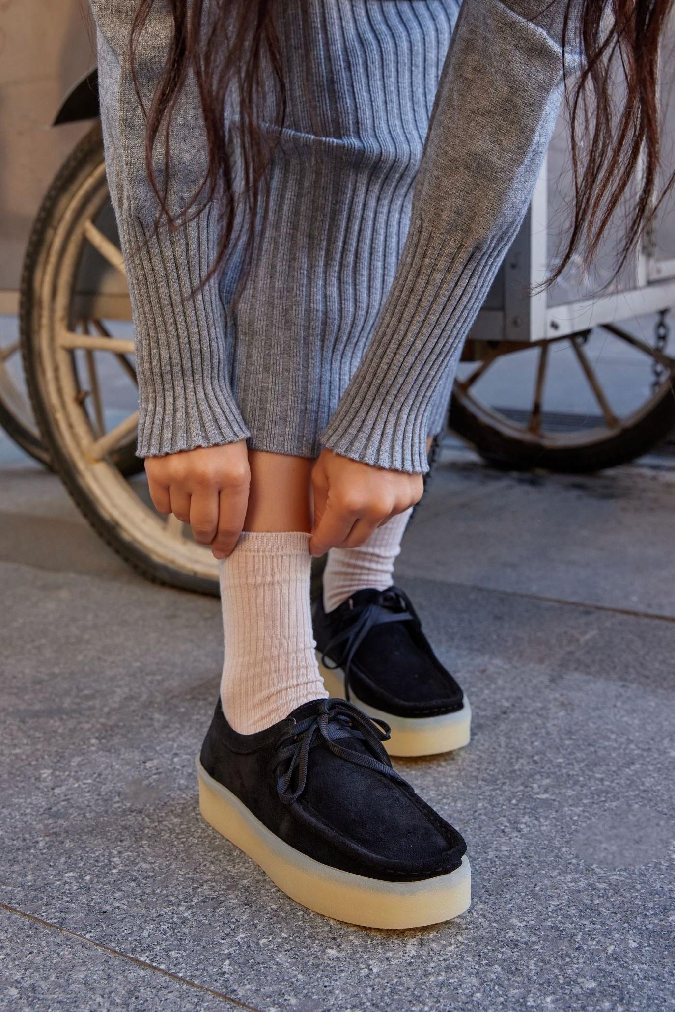 James Siyah Hakiki Deri Bağcıklı Kadın Ayakkabı