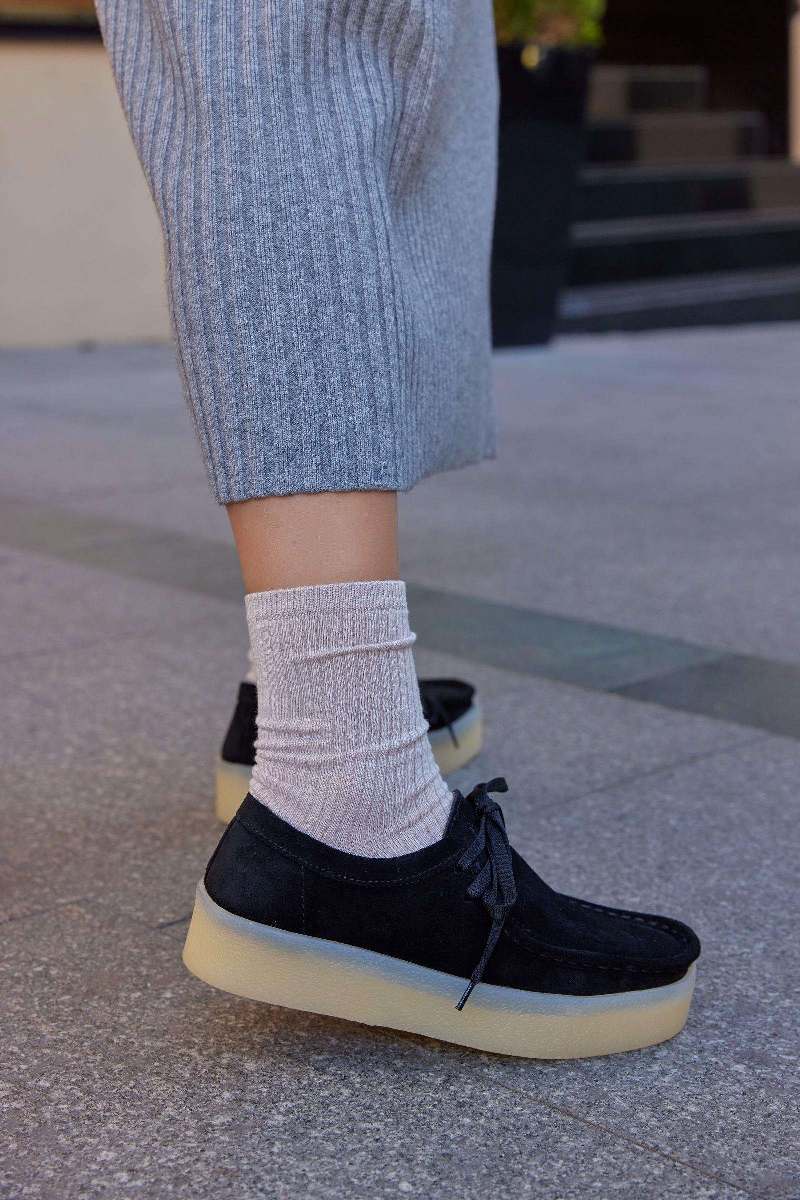 James Siyah Hakiki Deri Bağcıklı Kadın Ayakkabı