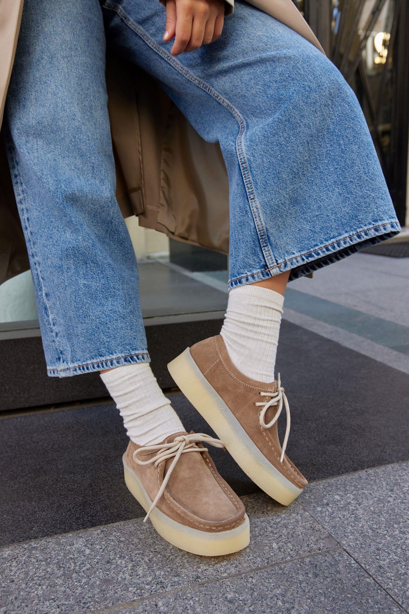 James Vizon Hakiki Deri Bağcıklı Kadın Ayakkabı