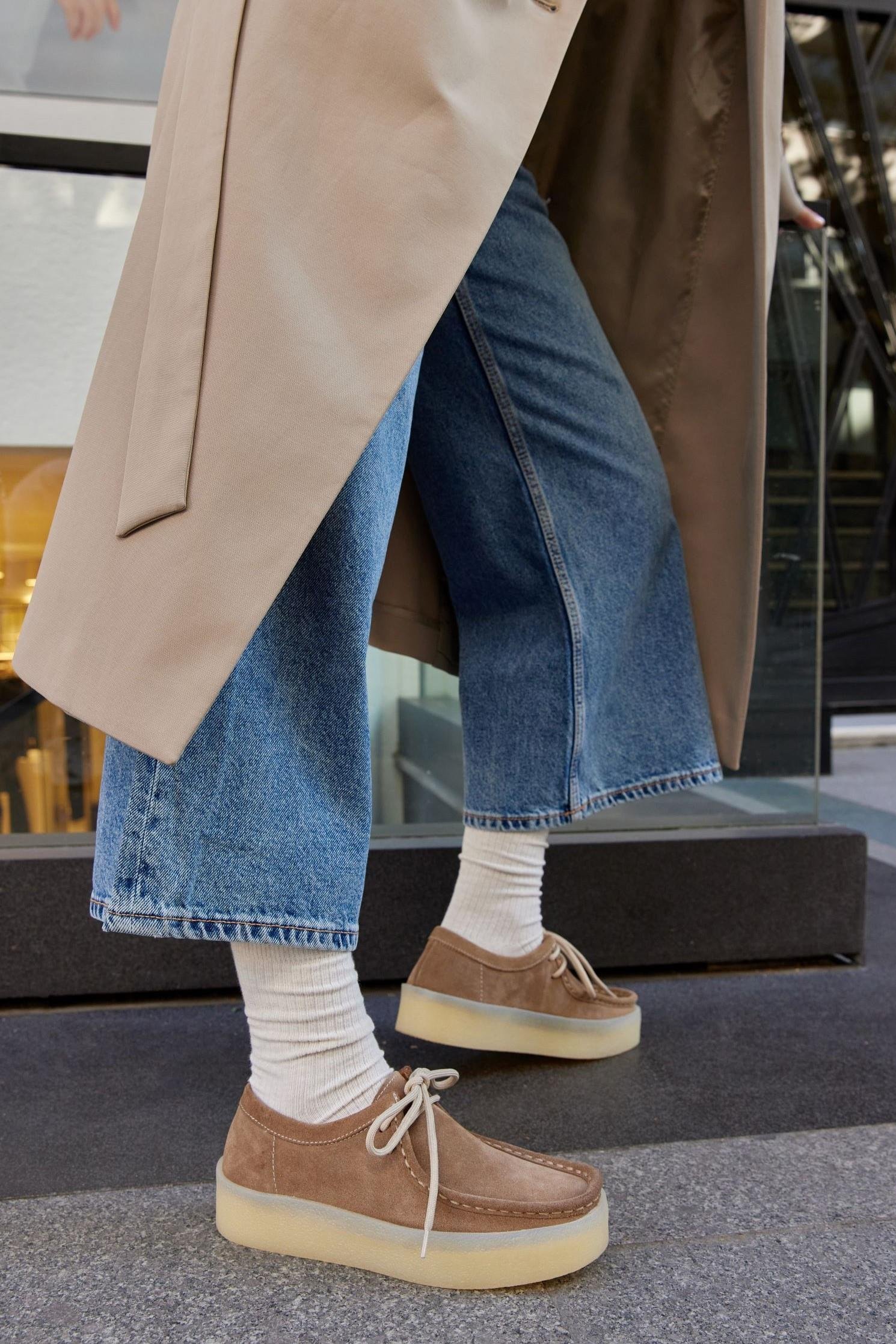 James Vizon Hakiki Deri Bağcıklı Kadın Ayakkabı