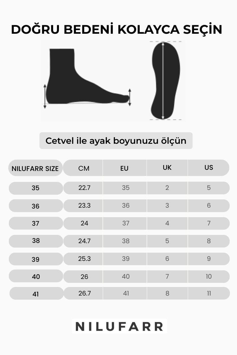 Jamilly Beyaz Hakiki Deri Kadın Bot