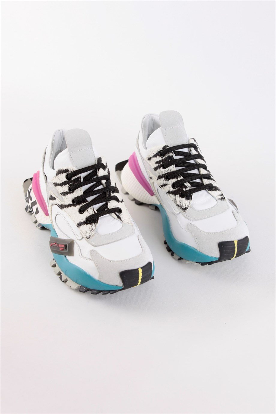 Janda Beyaz Hakiki Deri Kadın Sneakers