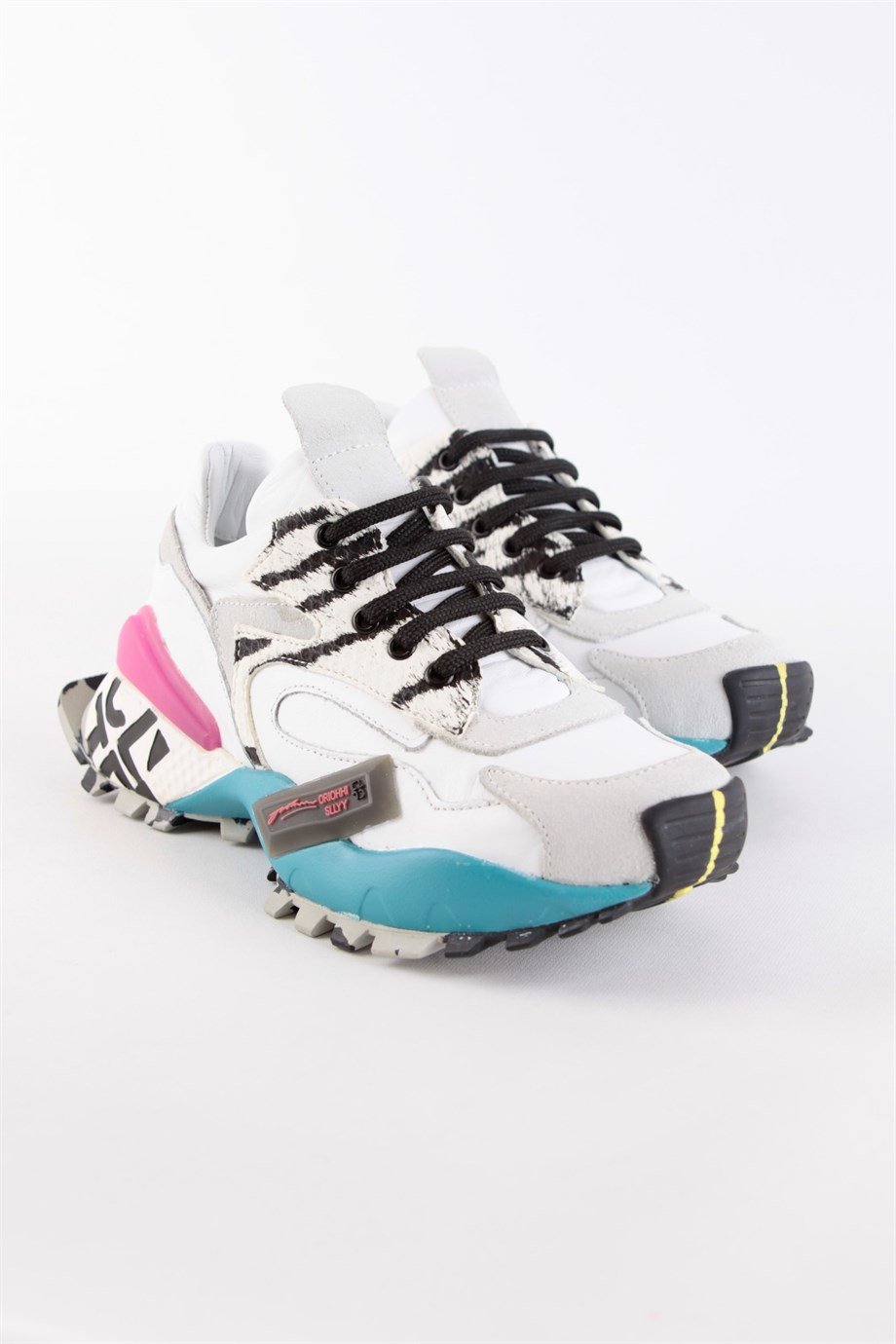 Janda Beyaz Hakiki Deri Kadın Sneakers