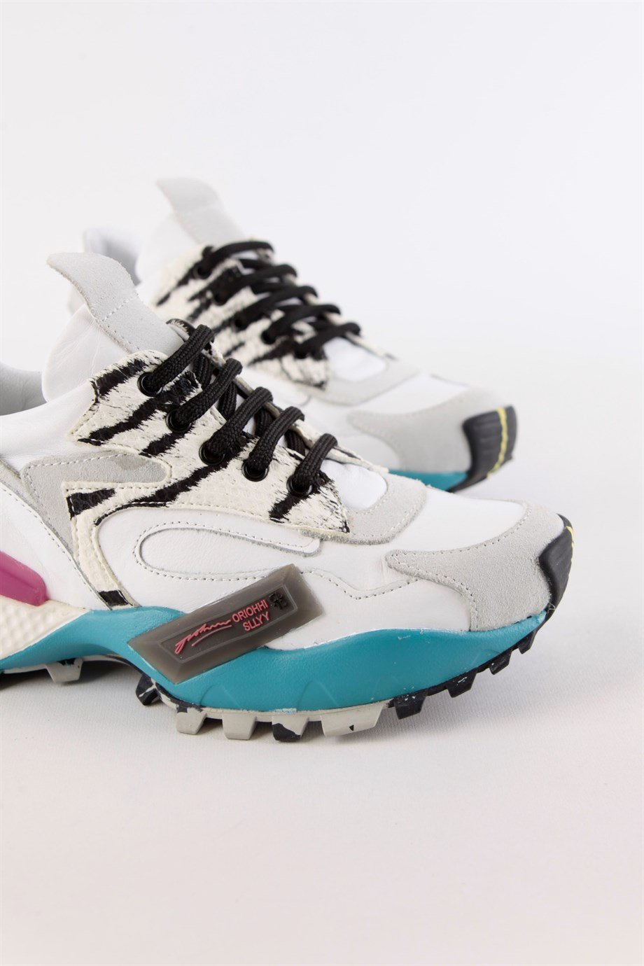 Janda Beyaz Hakiki Deri Kadın Sneakers
