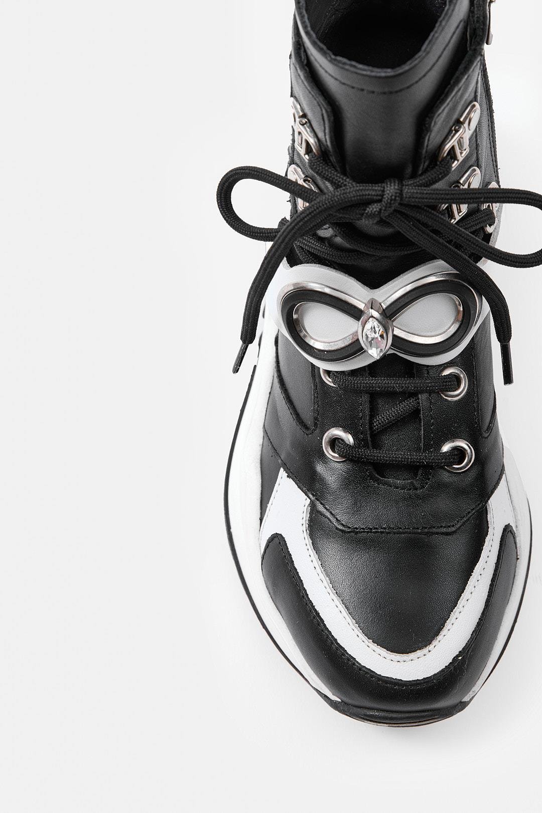 Jane Siyah Hakiki Deri Kadın Bot