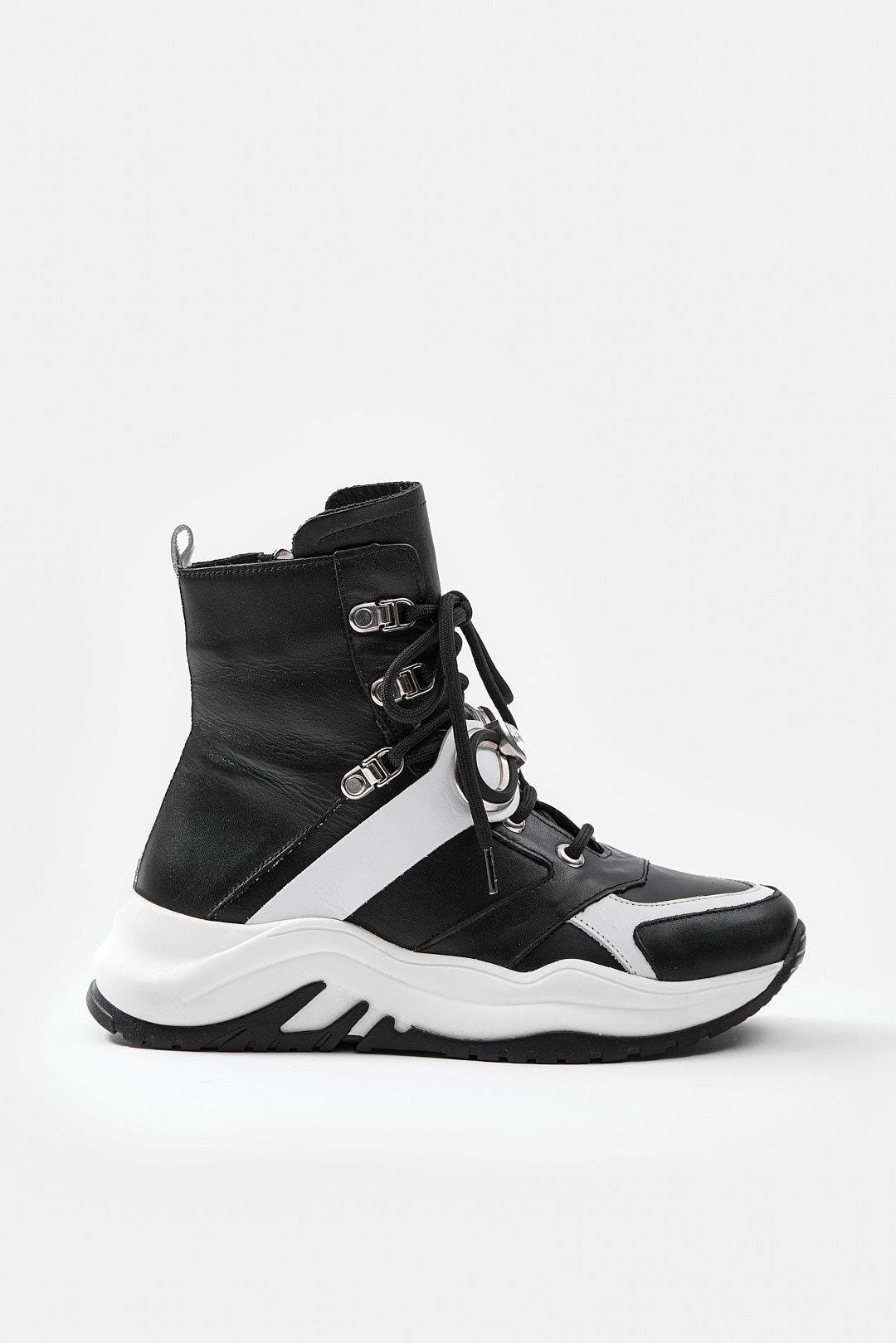 Jane Siyah Hakiki Deri Kadın Bot