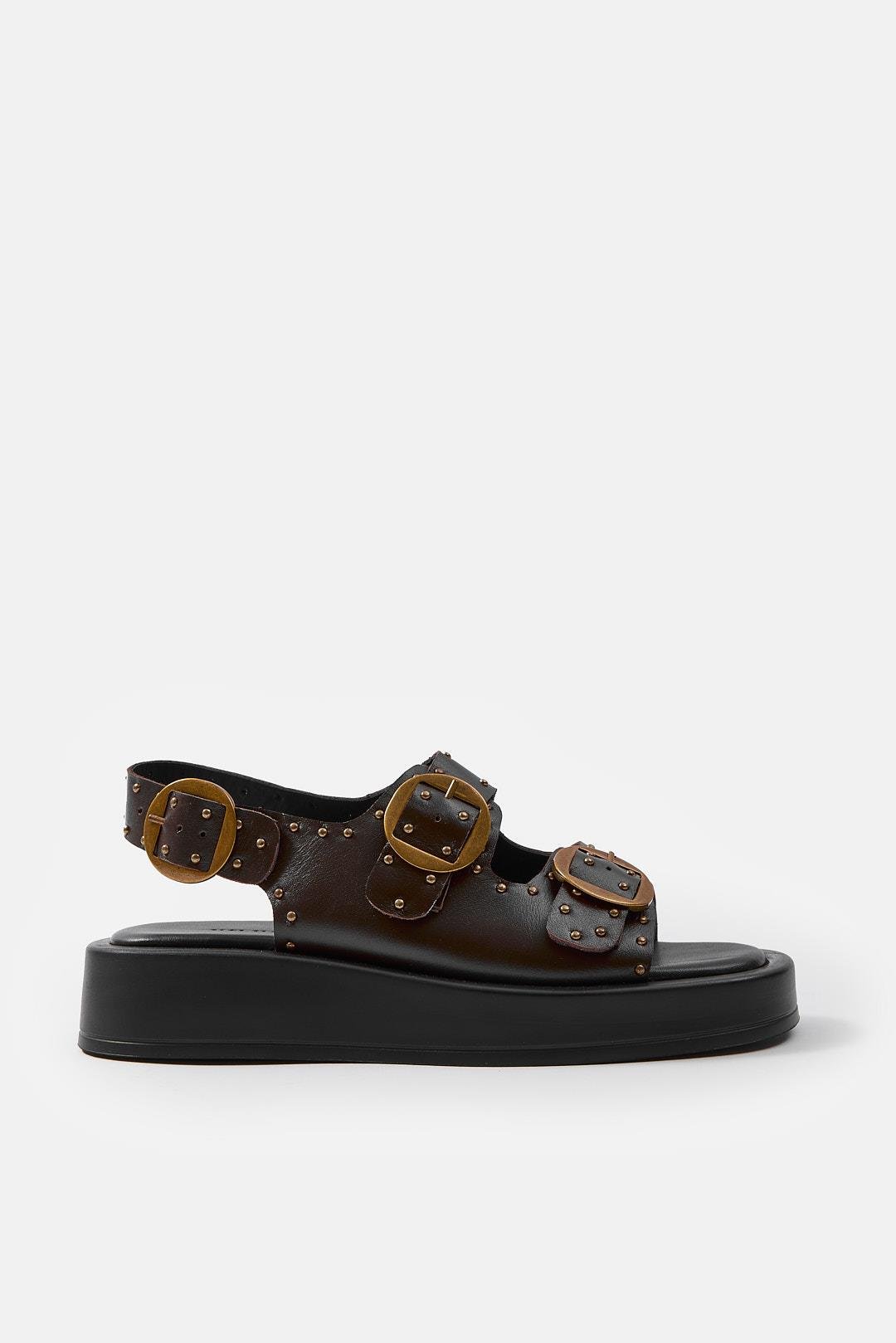 Jodie Brown Genuine Leather Women's Sandals