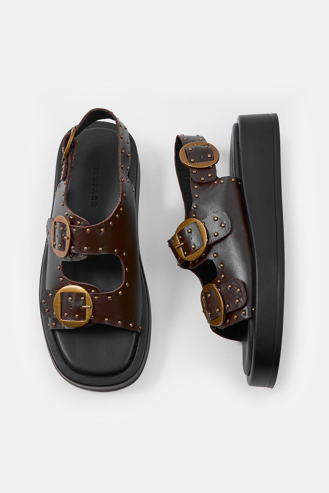 Jodie Brown Genuine Leather Women's Sandals