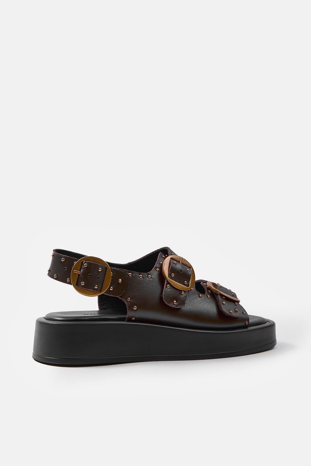 Jodie Brown Genuine Leather Women's Sandals