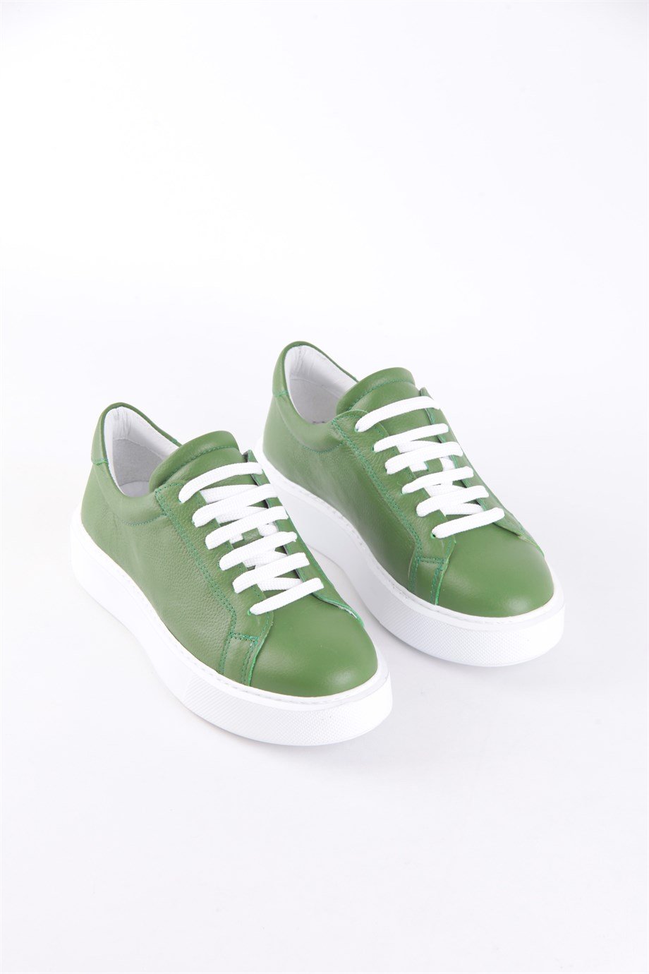 Julia Yeşil Floter Hakiki Deri Kadın Sneaker