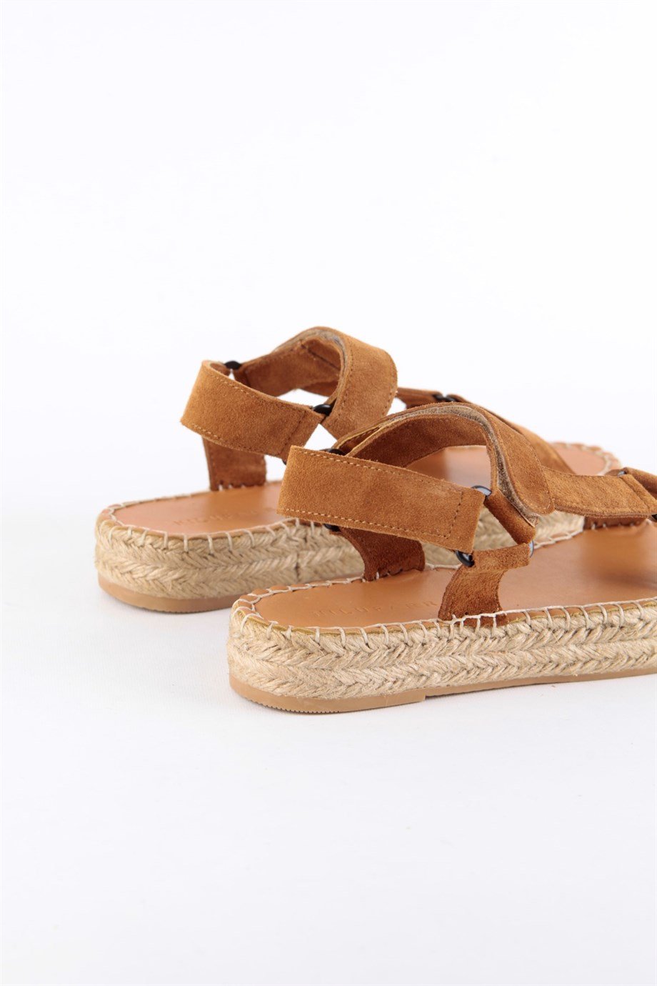 Kelly Tobacco Suede Women's Espadrilles Sandals