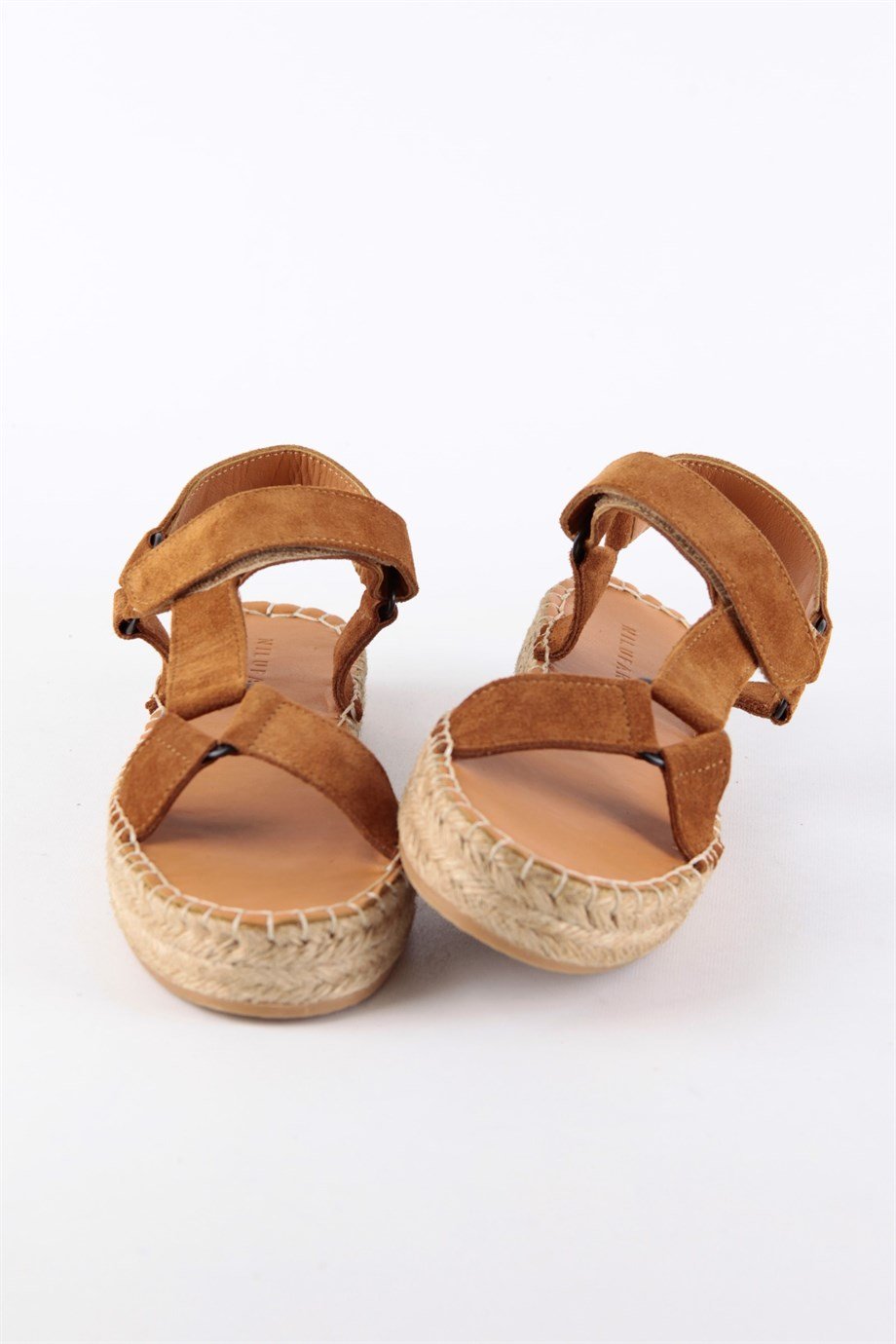 Kelly Tobacco Suede Women's Espadrilles Sandals