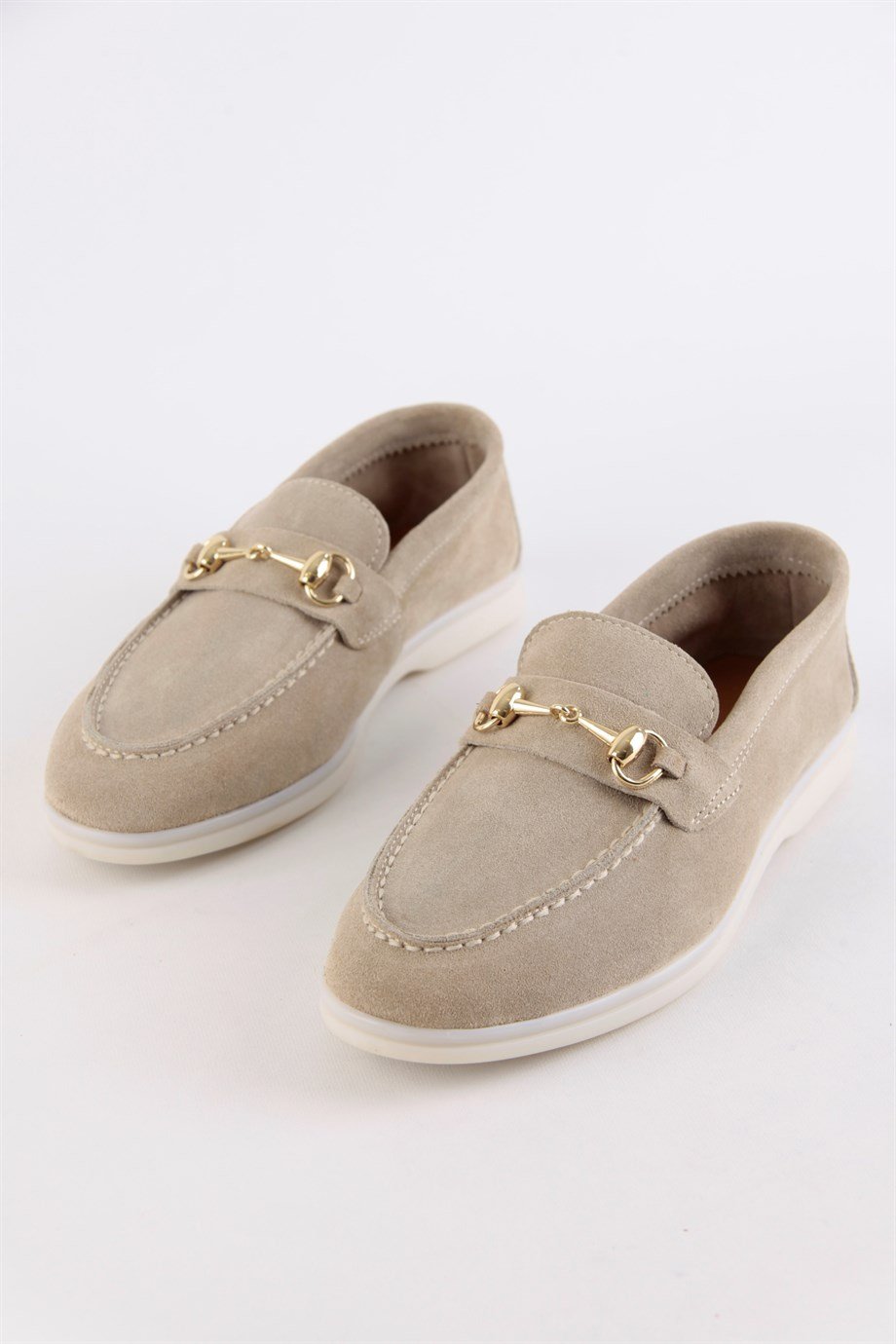 Laura Bisküvi Hakiki Süet Kadın Casual Ayakkabı