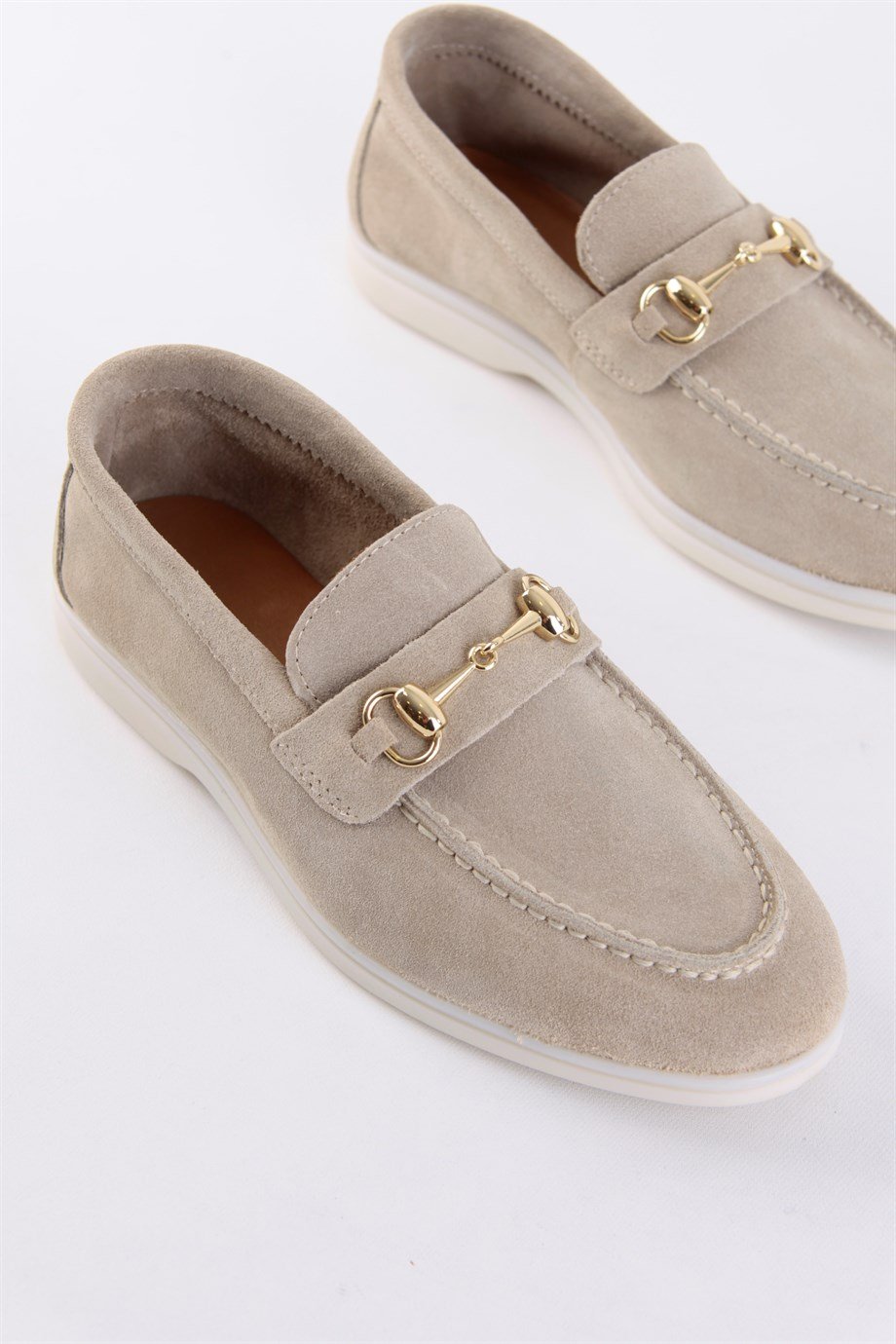 Laura Bisküvi Hakiki Süet Kadın Casual Ayakkabı