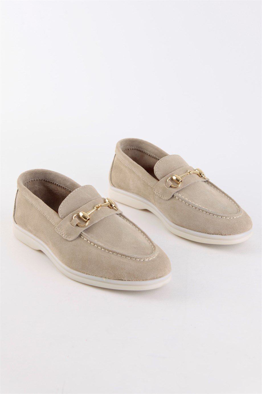 Laura Bisküvi Hakiki Süet Kadın Casual Ayakkabı