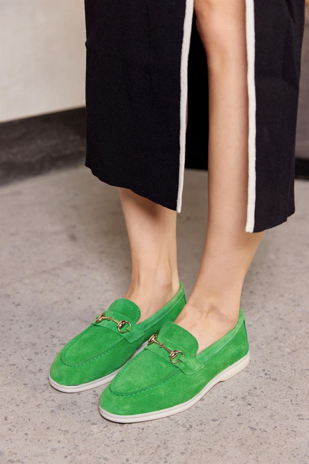 Laura Green Suede Women's Casual Shoes
