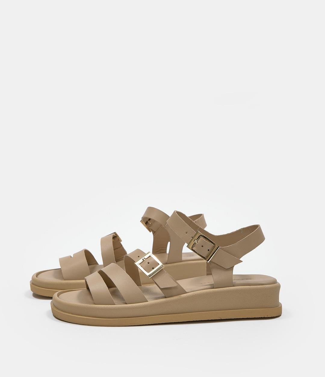 Licina Nude Hakiki Deri Kadın Sandalet