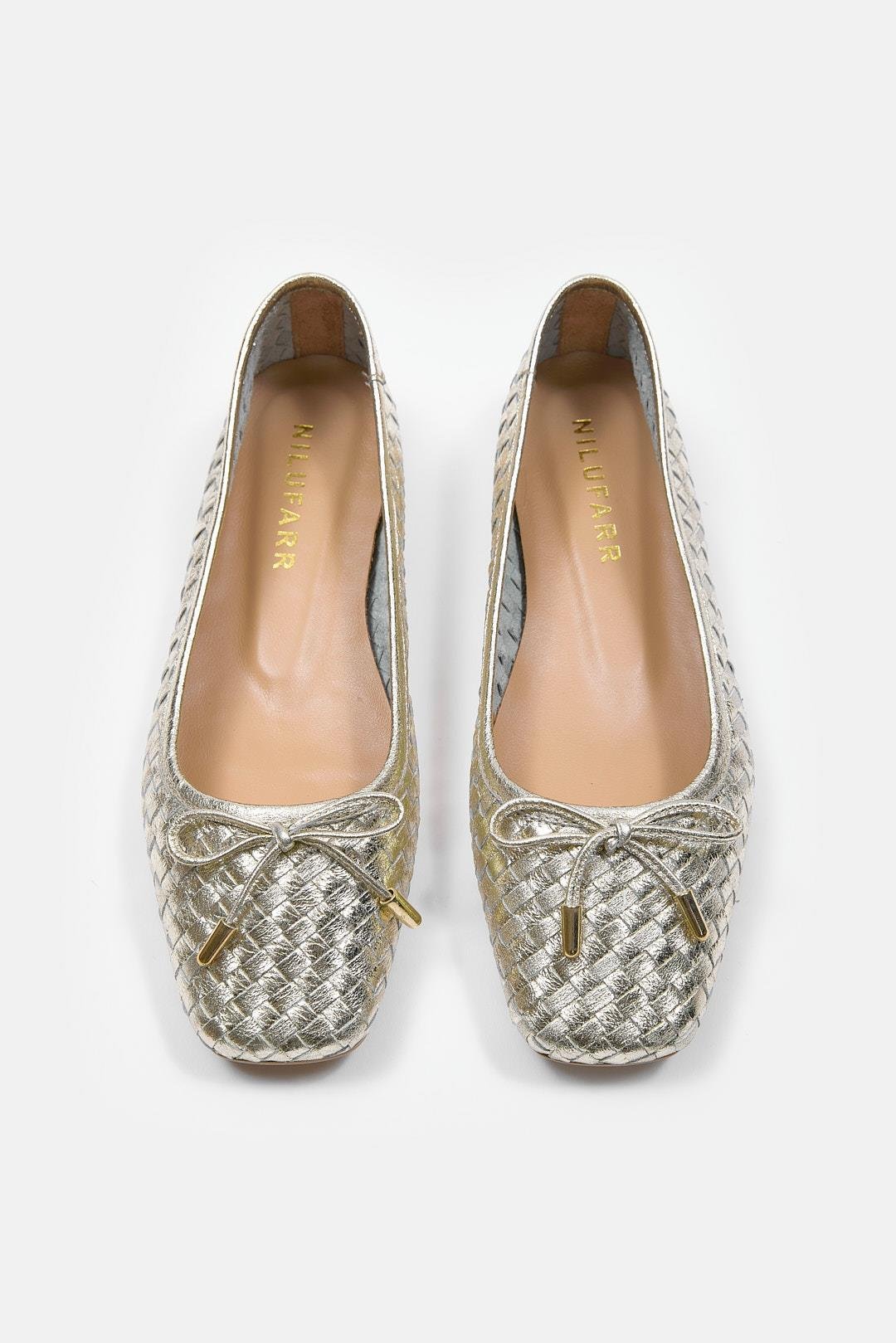 Lisandro Gold Hakiki Deri Kadın Babet