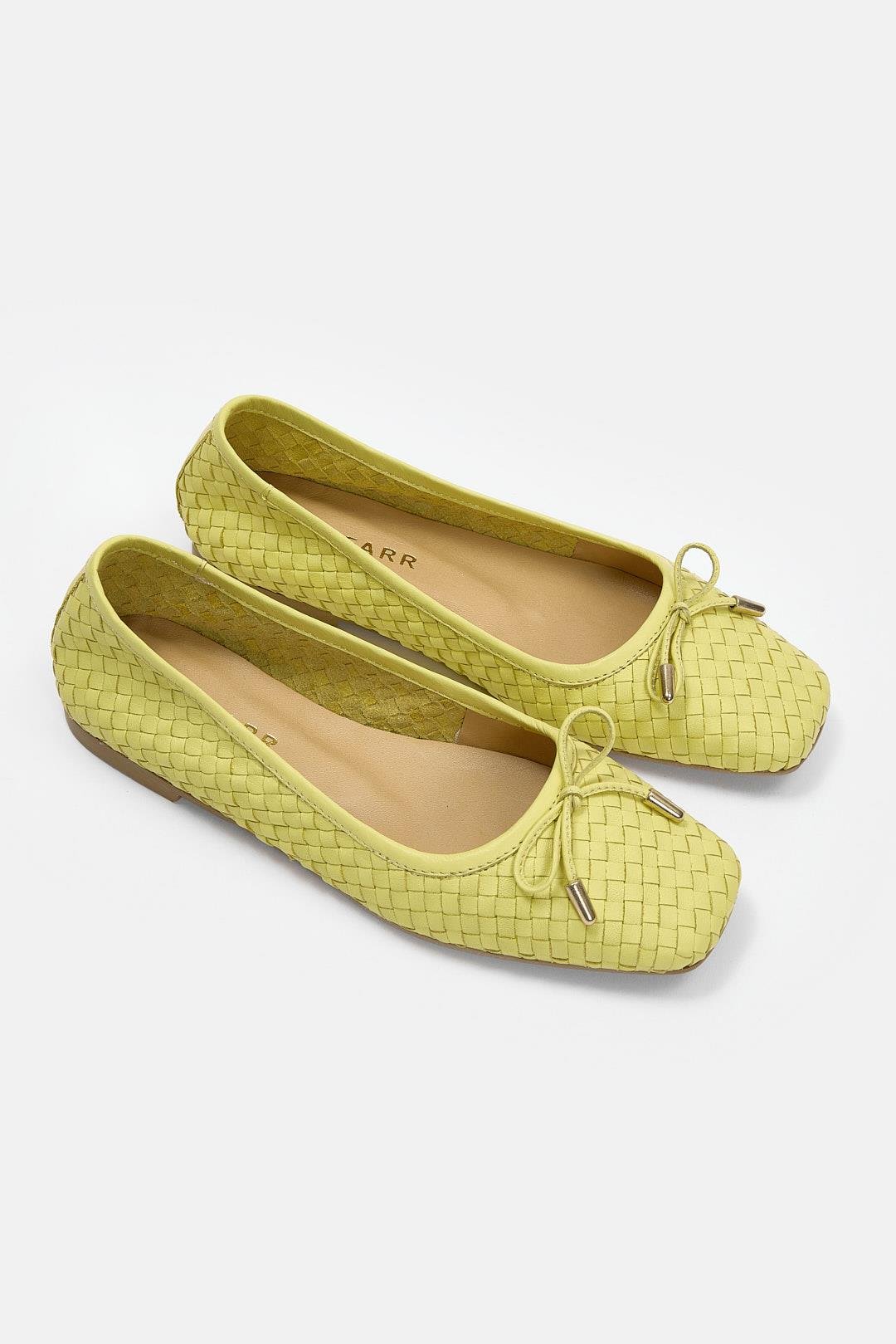 Lisandro Sarı Hakiki Deri Kadın Babet