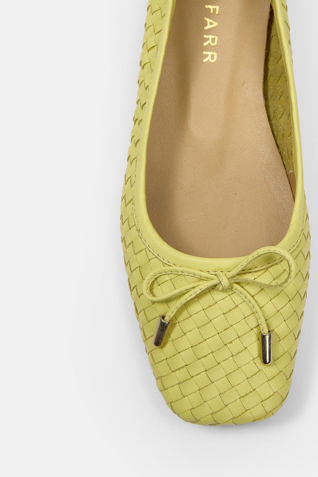 Lisandro Sarı Hakiki Deri Kadın Babet