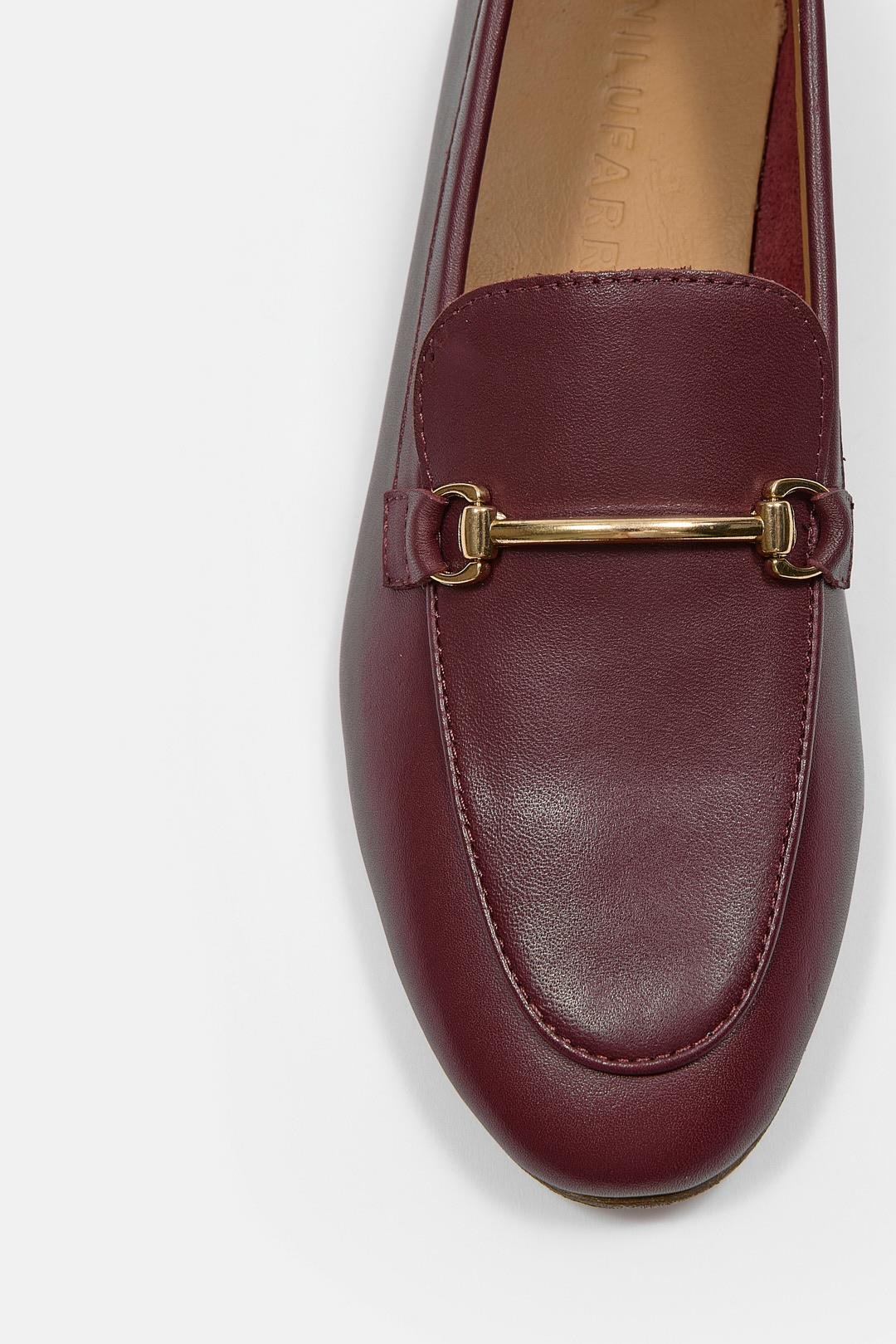 Livia Bordo Hakiki Deri Kadın Loafer