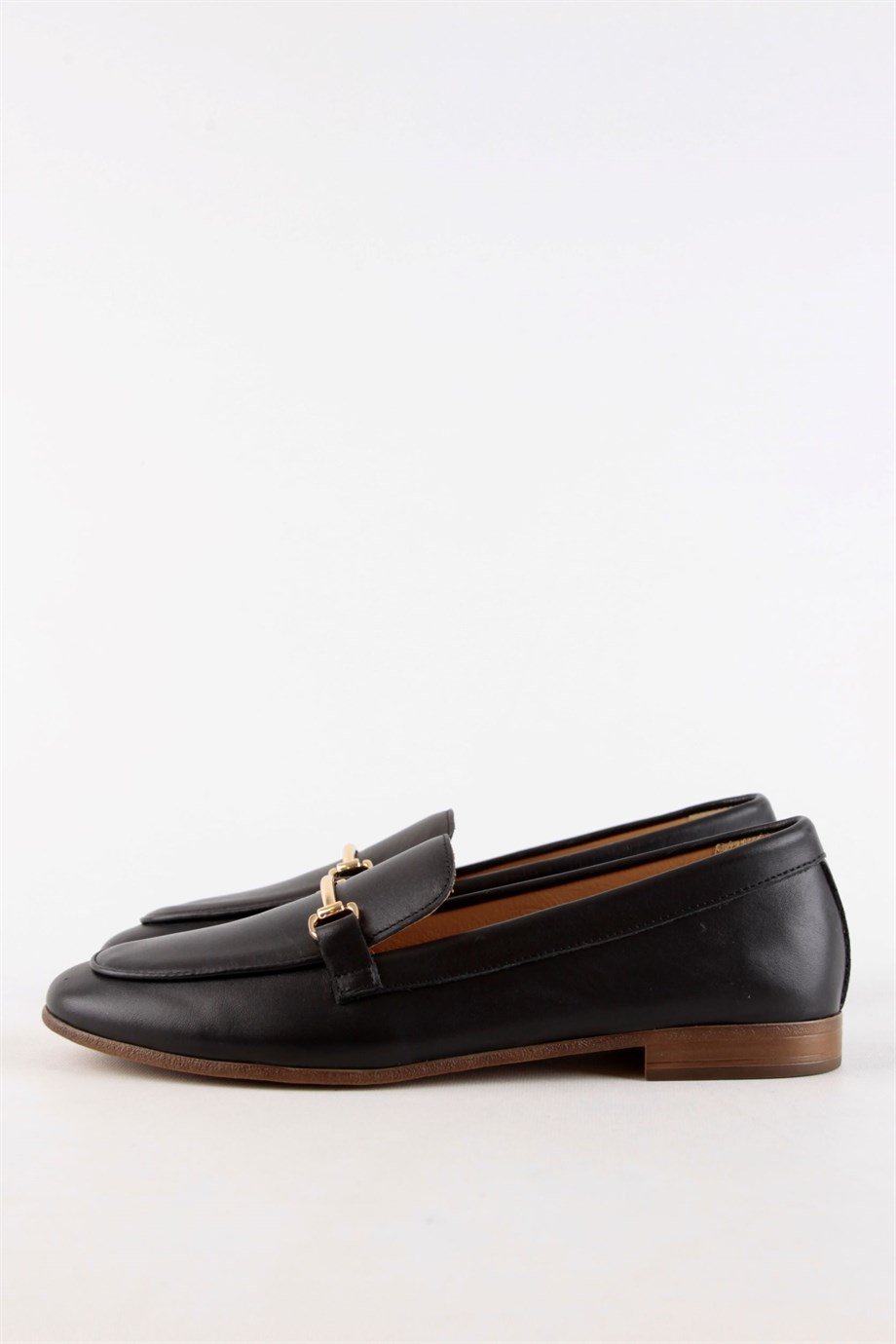 Livia Siyah Hakiki Deri Kadın Loafer