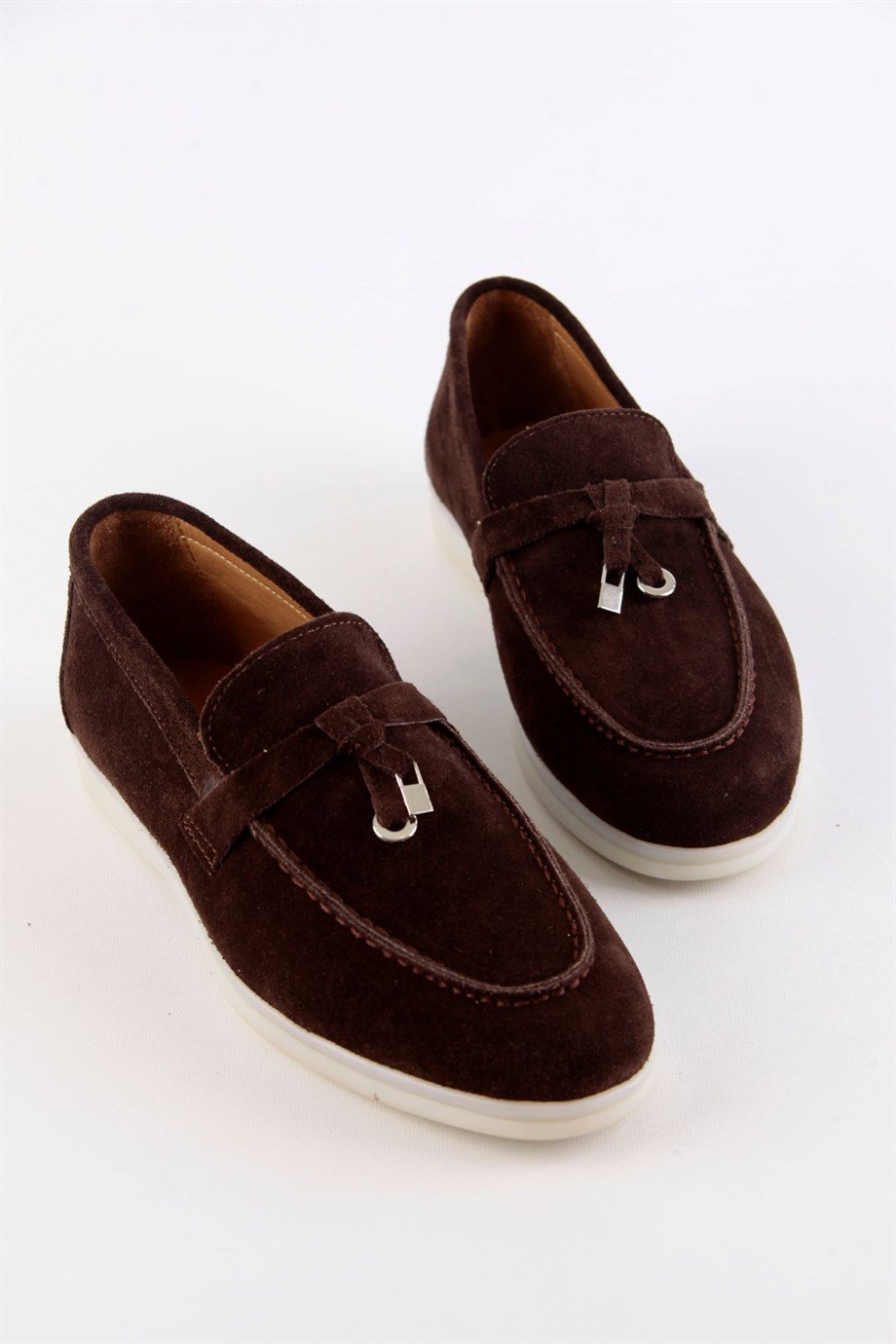 Lou Acı Kahve Hakiki Süet Kadın Casual Ayakkabı