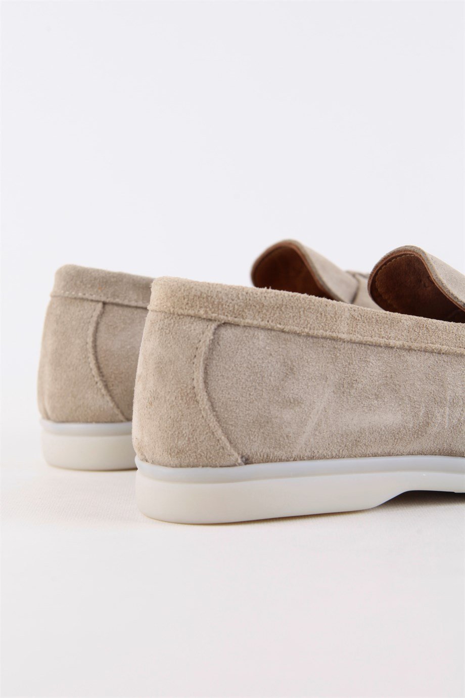 Lou Women's Beige Suede Casual Shoes