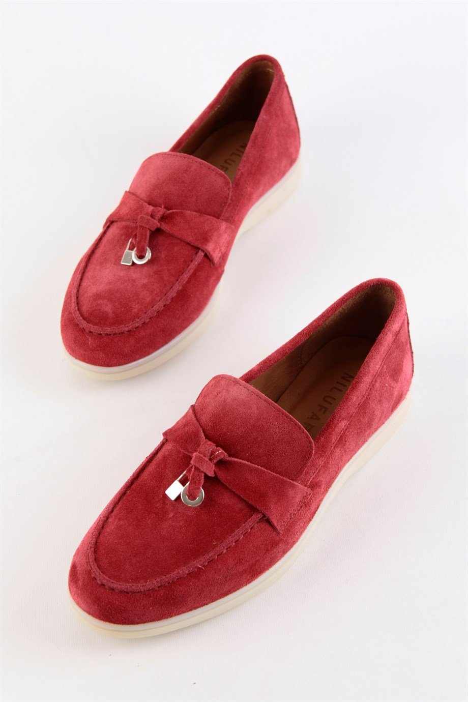 Lou Women's Burgundy Suede Casuel Shoes