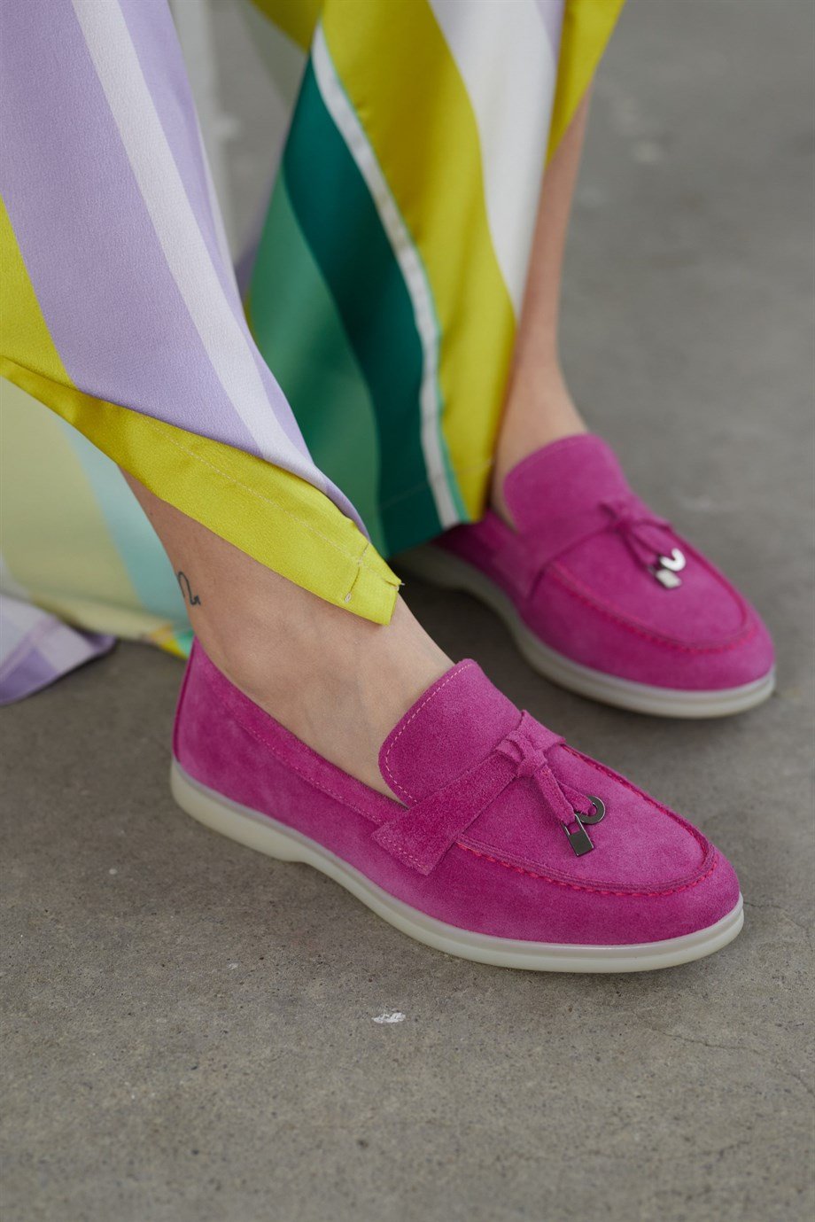 Лоу Женская Розовая Повседневная Обувь