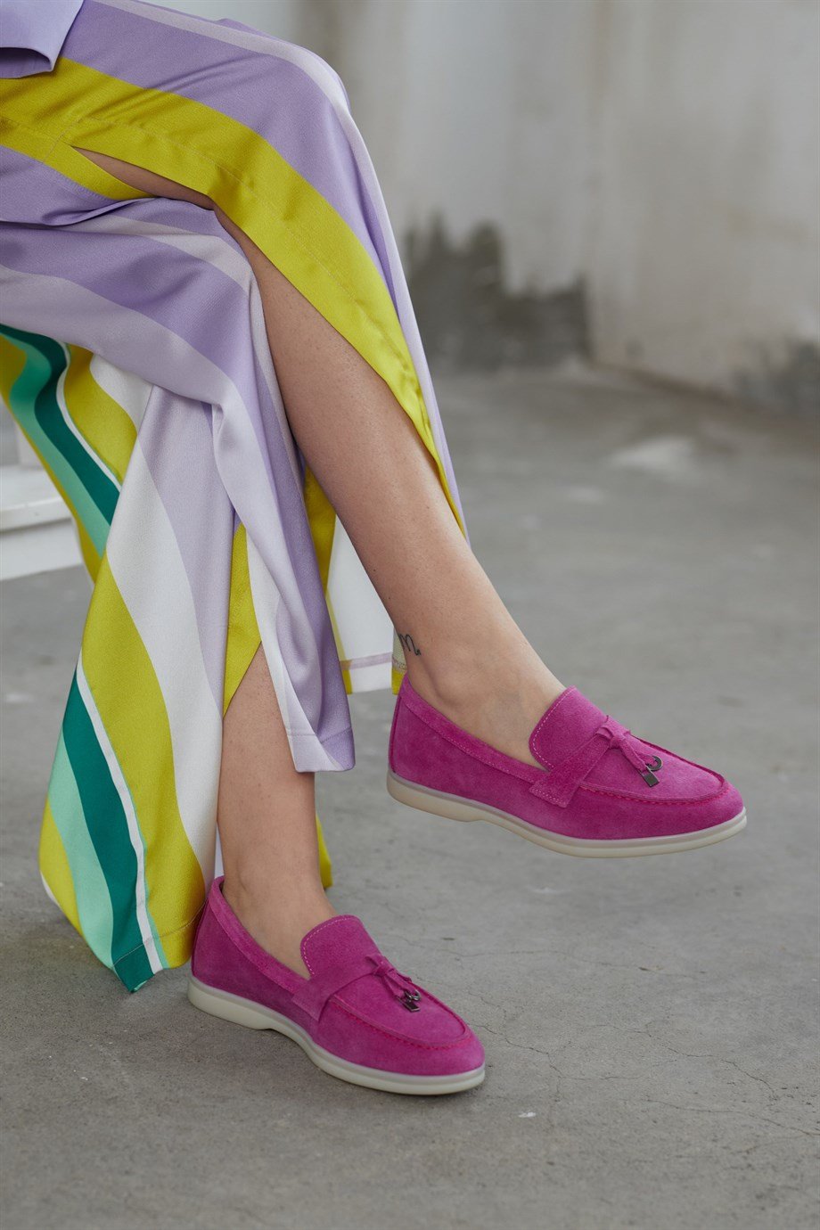 Лоу Женская Розовая Повседневная Обувь