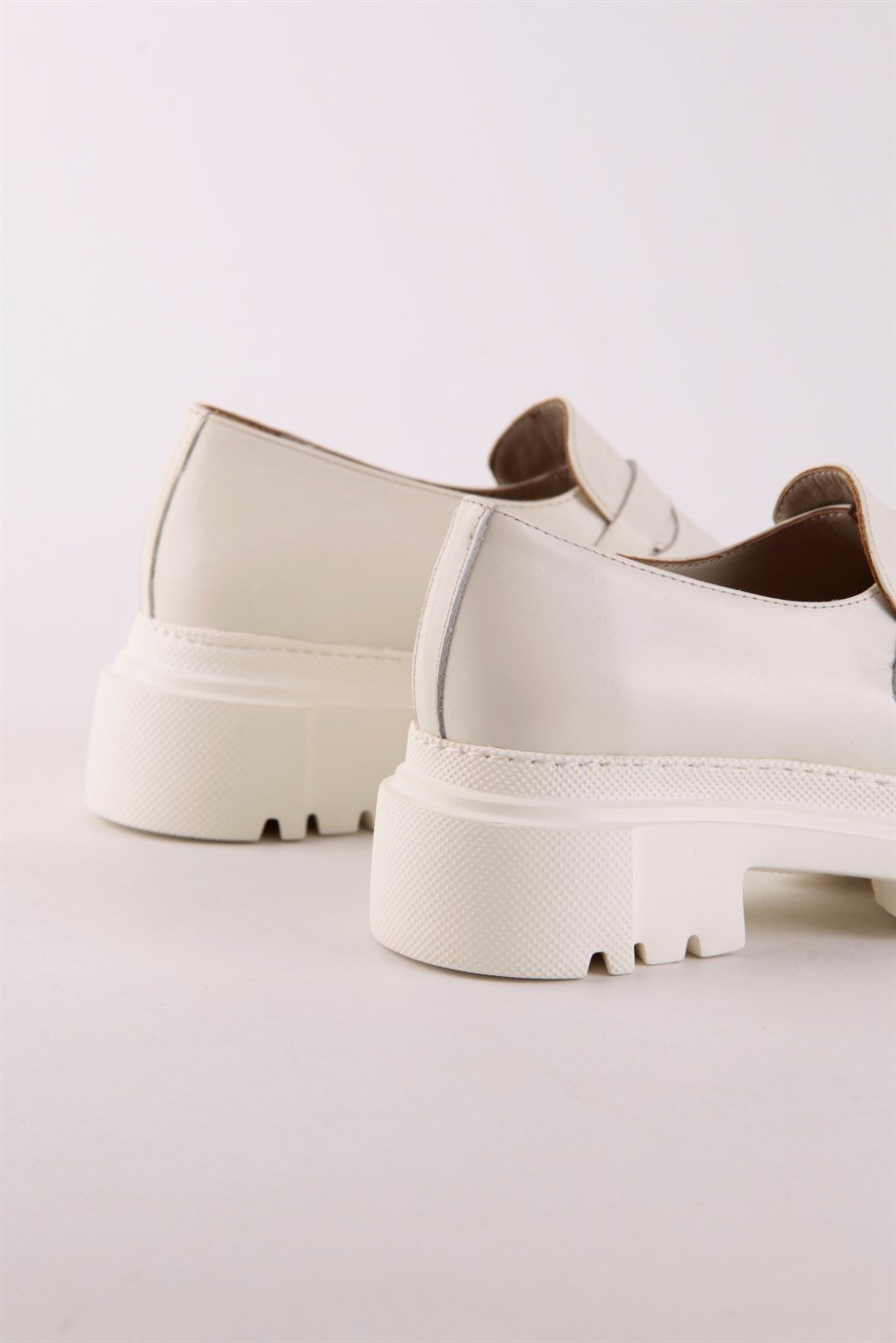 Martina Nude Hakiki Deri Kadın Loafer