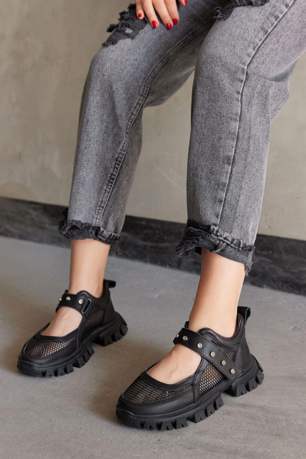 Melissa Women's Black Leather Sandals  