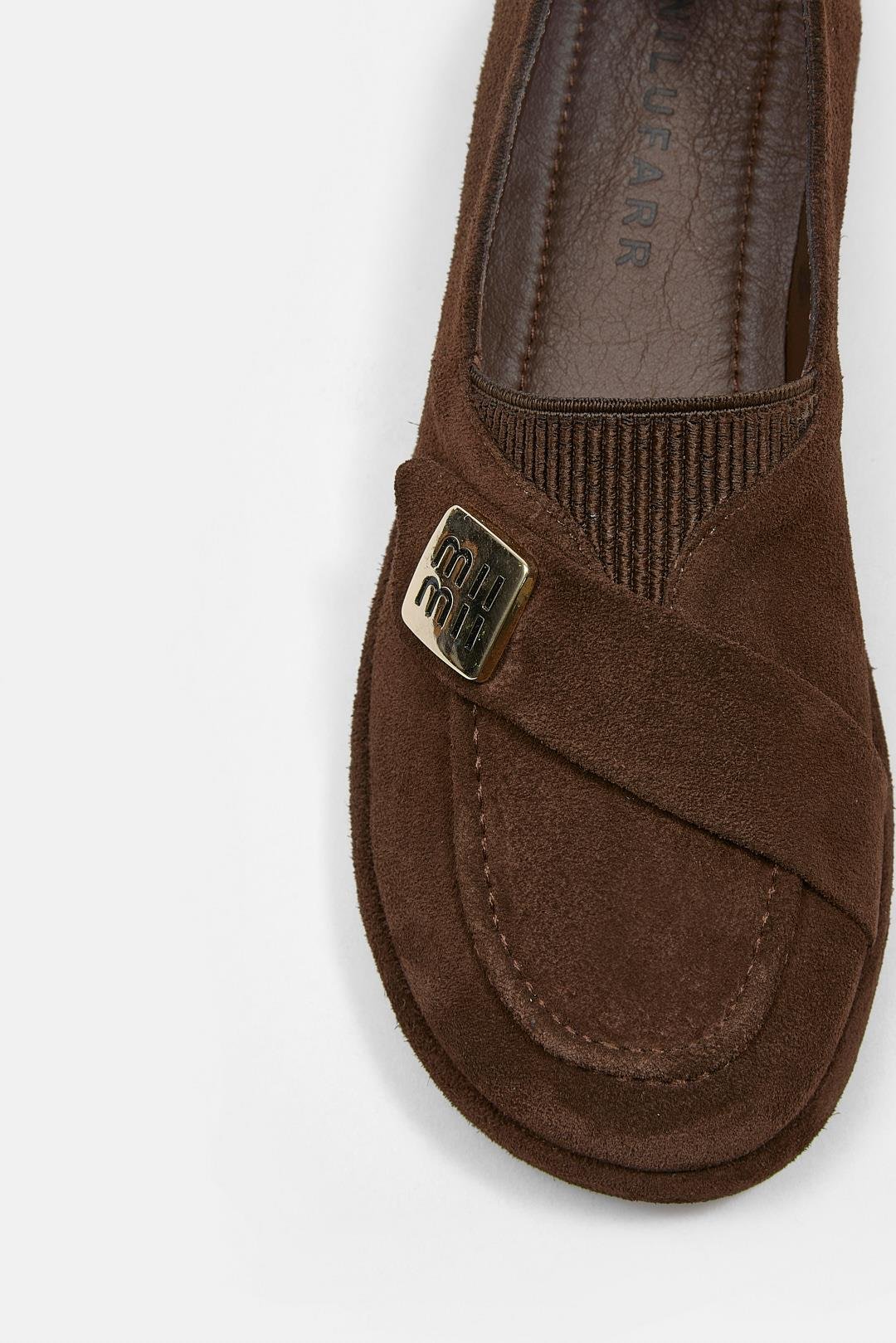 Mii Kahve Hakiki Süet Kadın Loafer