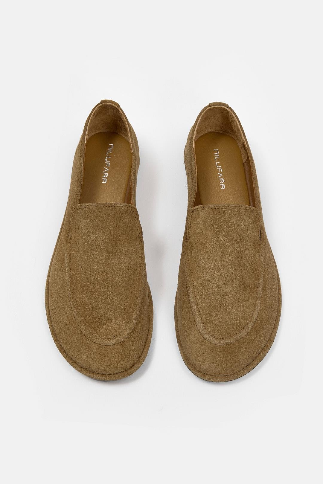 Moose Camel Süet Hakiki Deri Kadın Loafer