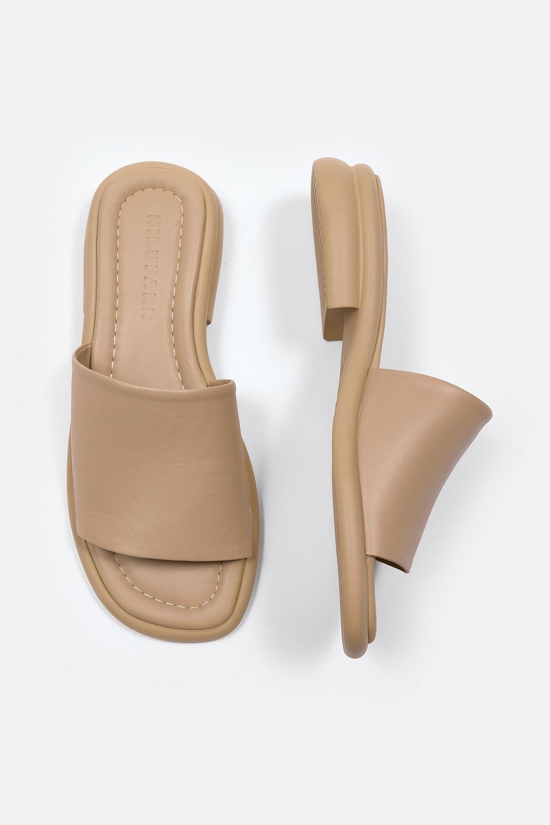 Nuno Nude Hakiki Deri Kadın Terlik