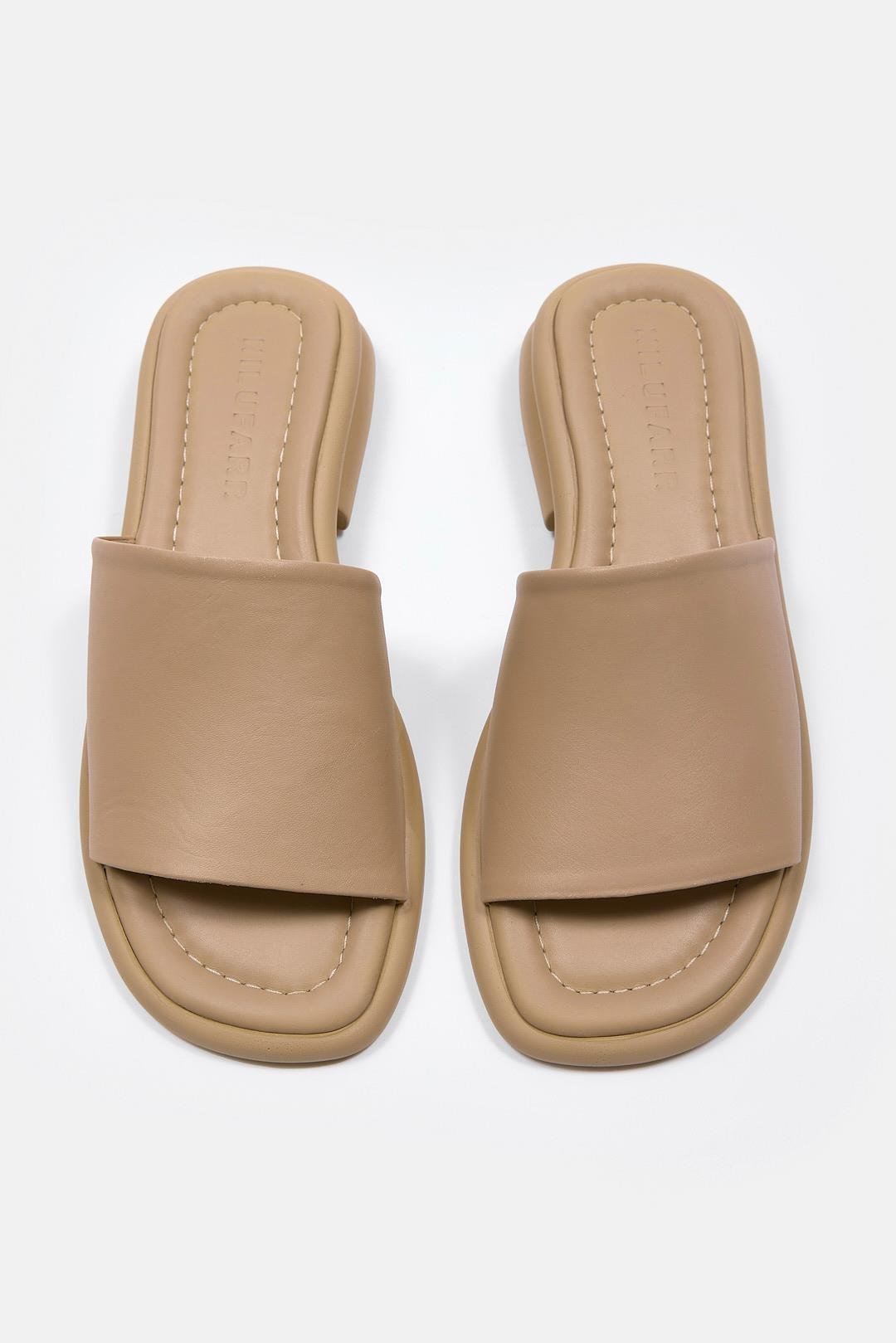 Nuno Nude Hakiki Deri Kadın Terlik