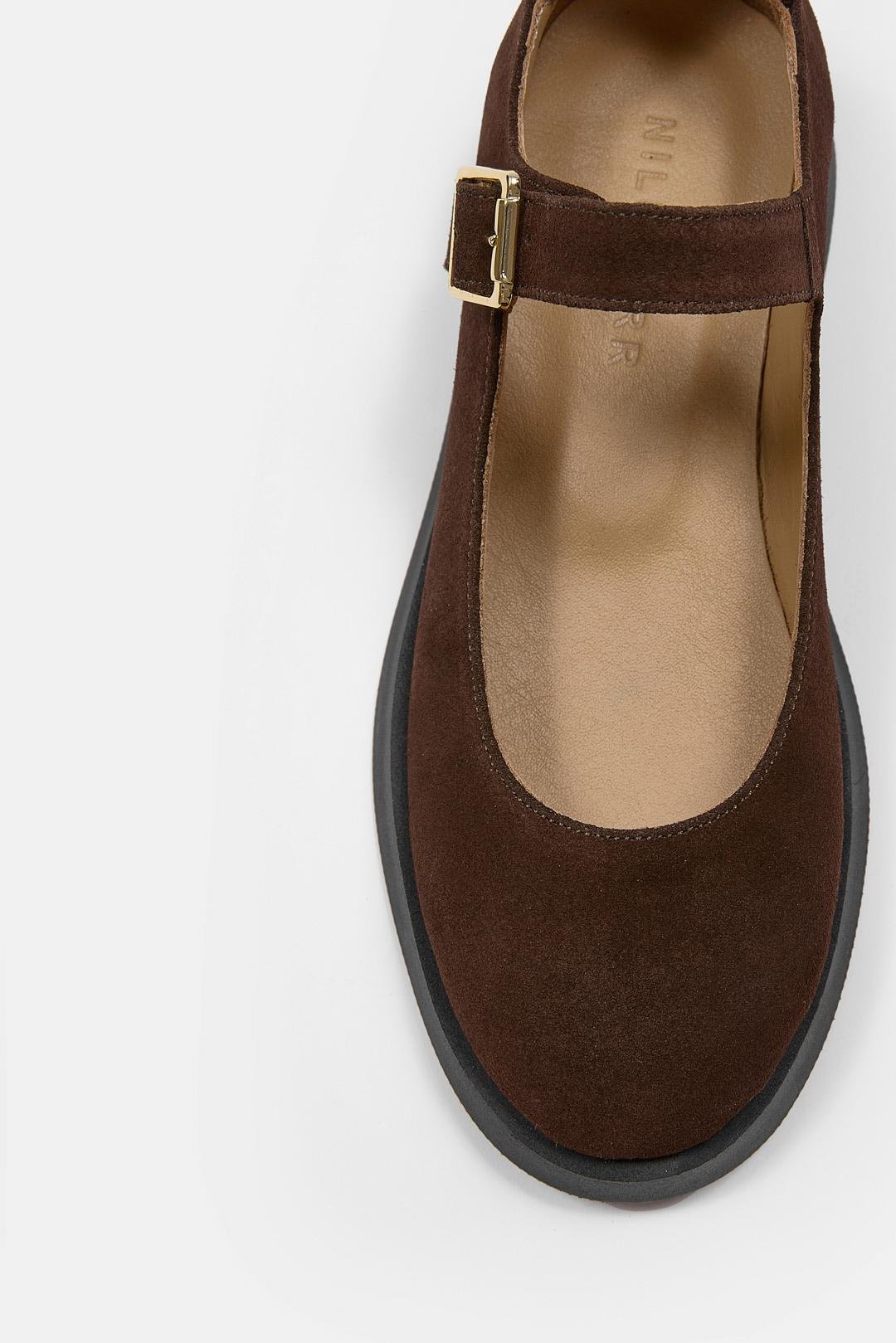 Panthera Kahve Süet Hakiki Deri Kadın Loafer