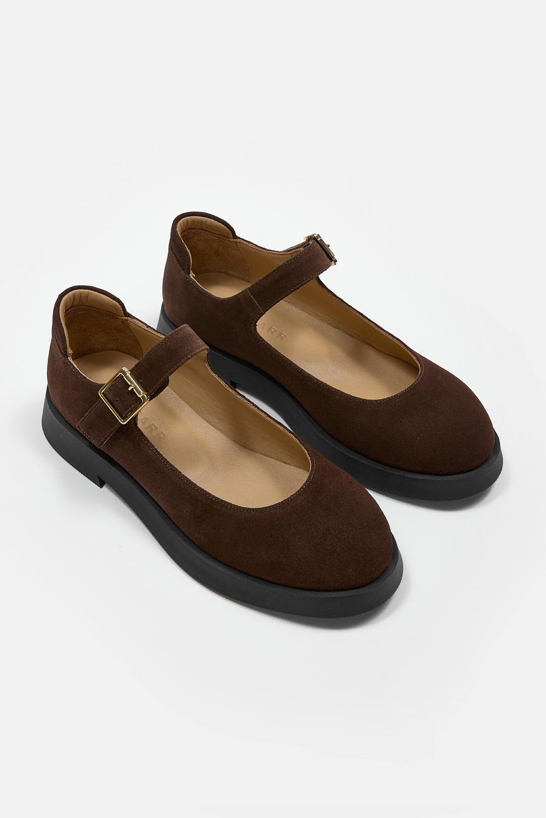 Panthera Kahve Süet Hakiki Deri Kadın Loafer